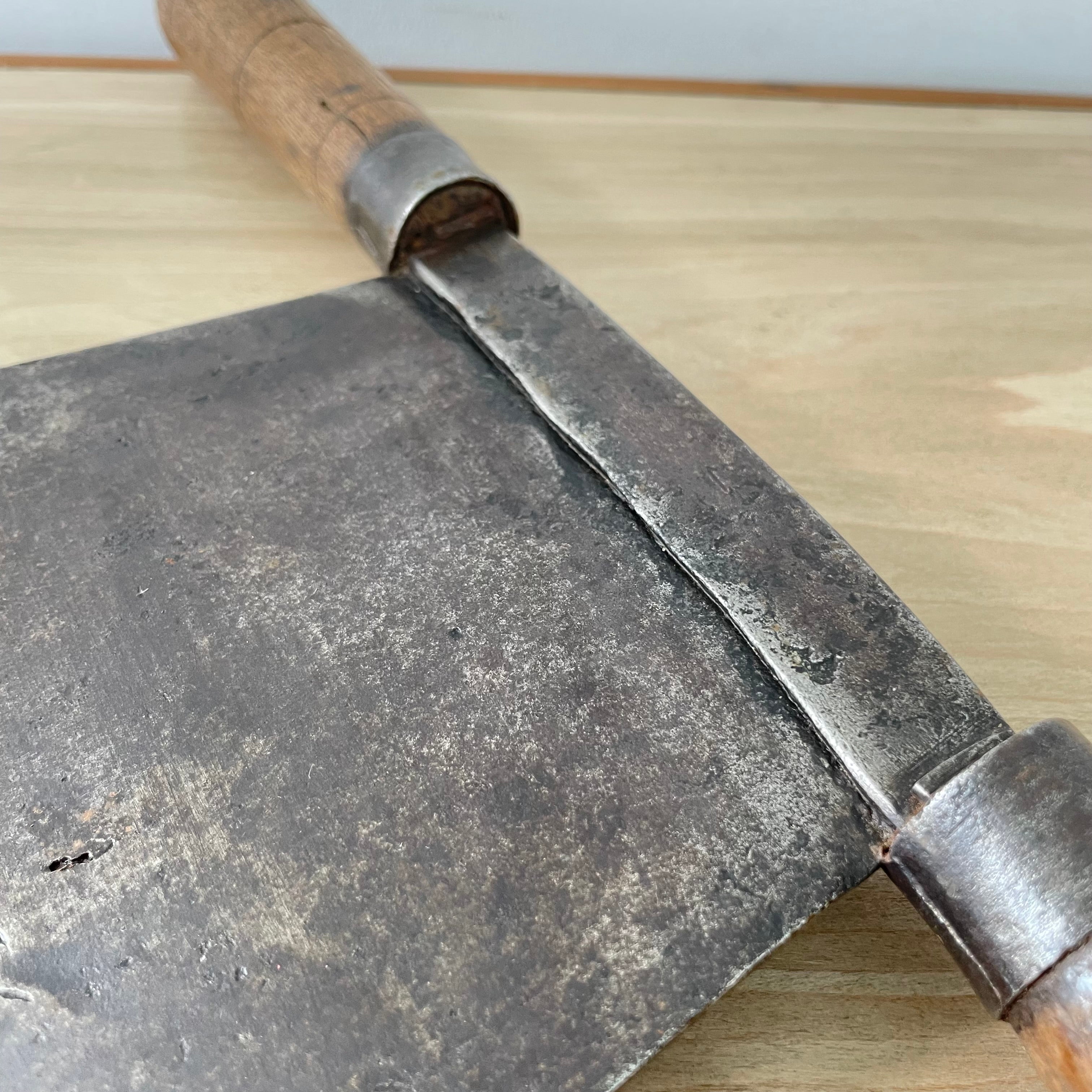 Large Antique Double-Handled Herb Chopper - 19th–Early 20th Century Kitchenalia