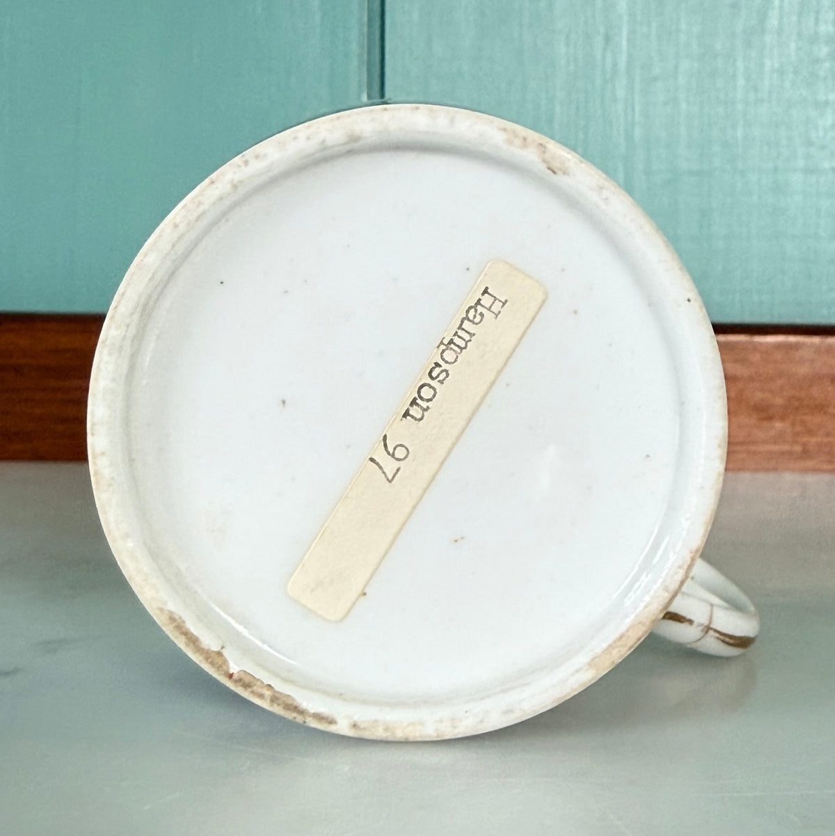 Regency Bat-Printed Landscape Mug – c.1810–1830