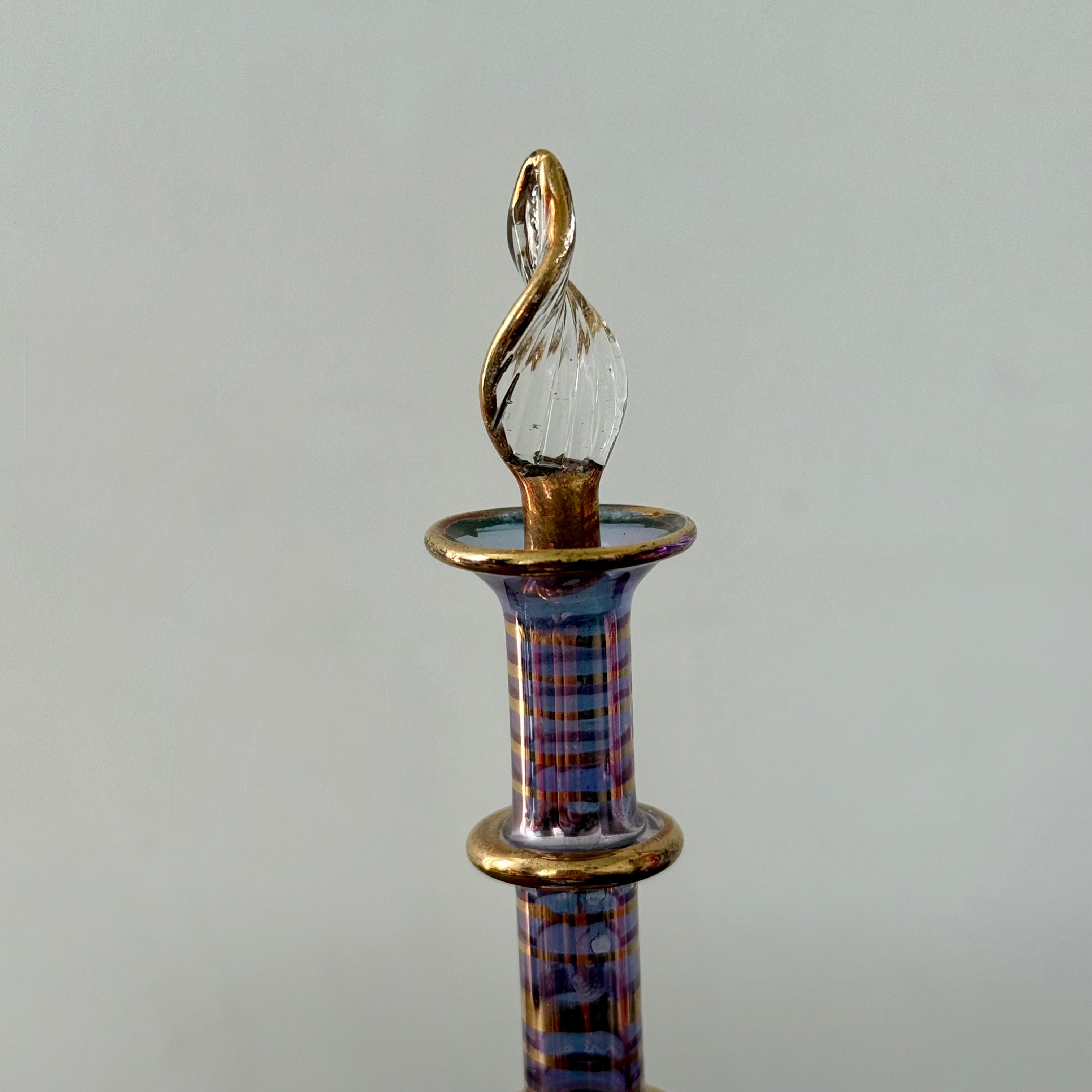 Small glass perfume