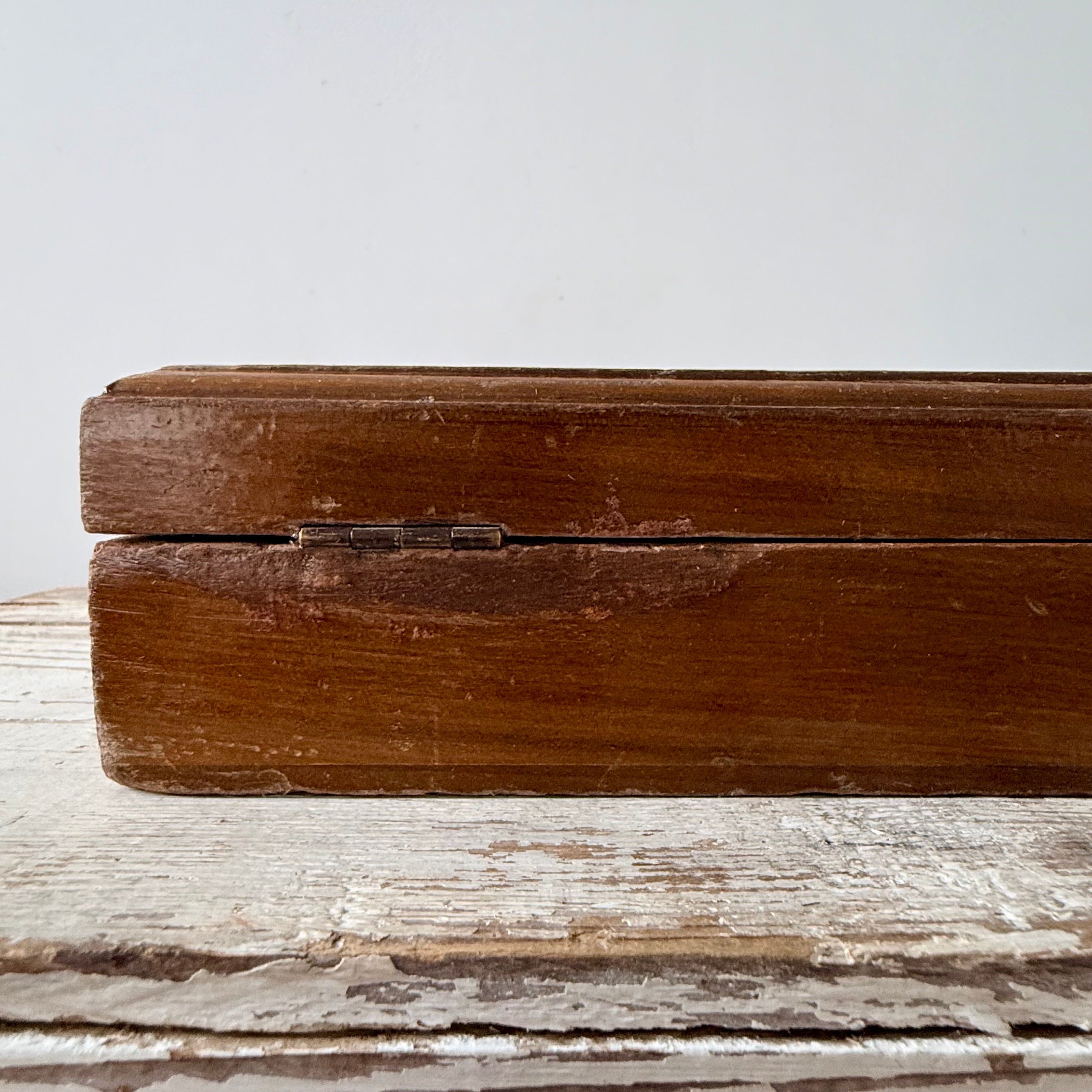 Antique Paton’s Linen Thread Wooden Shop Display Box Johnstone Scotland