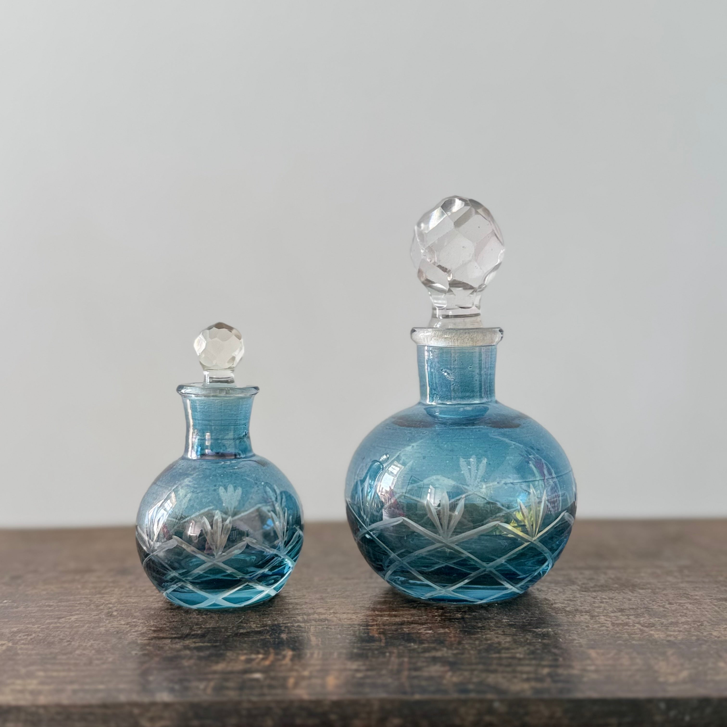 Two perfume bottles