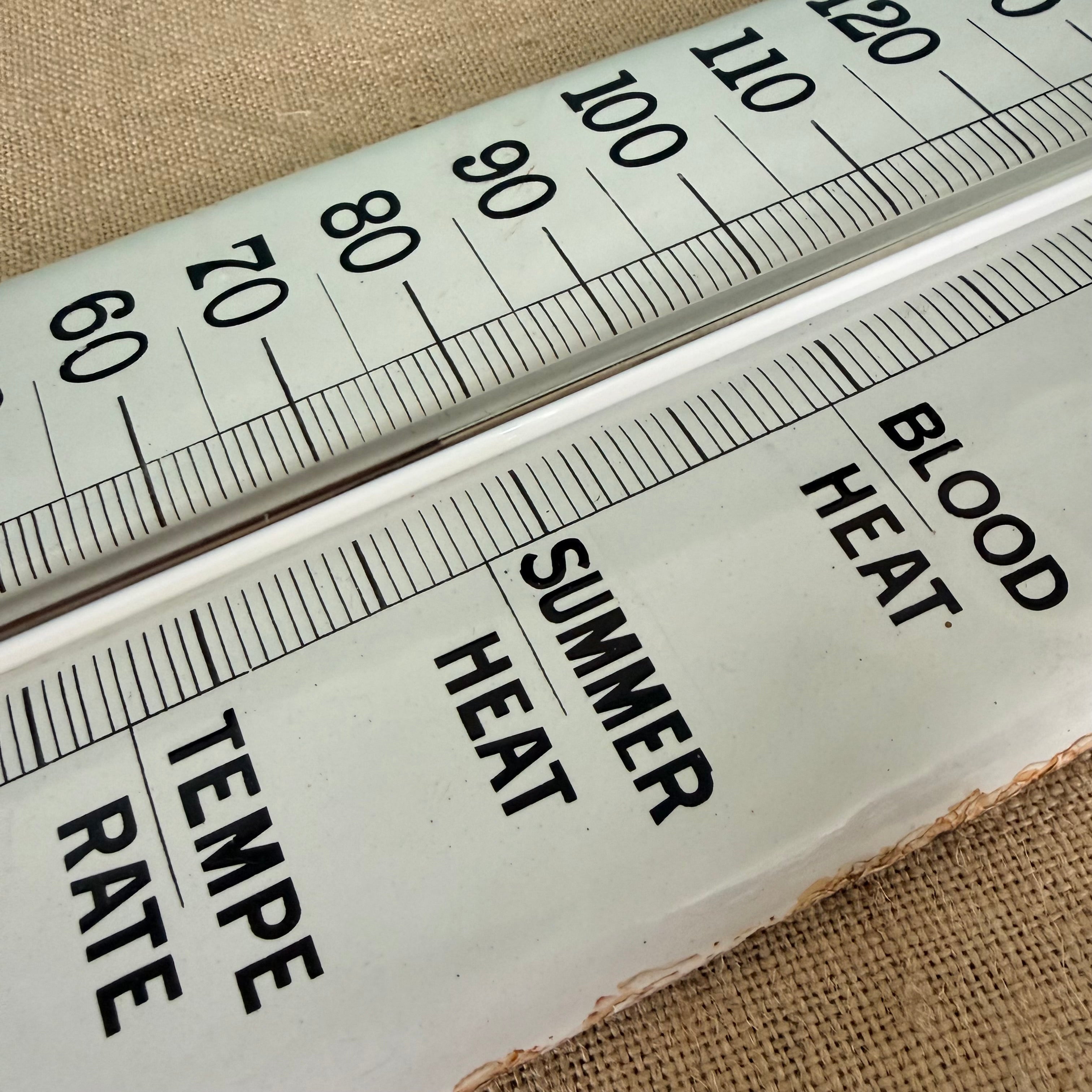 Antique Stephens Ink Enamel Advertising Thermometer Sign