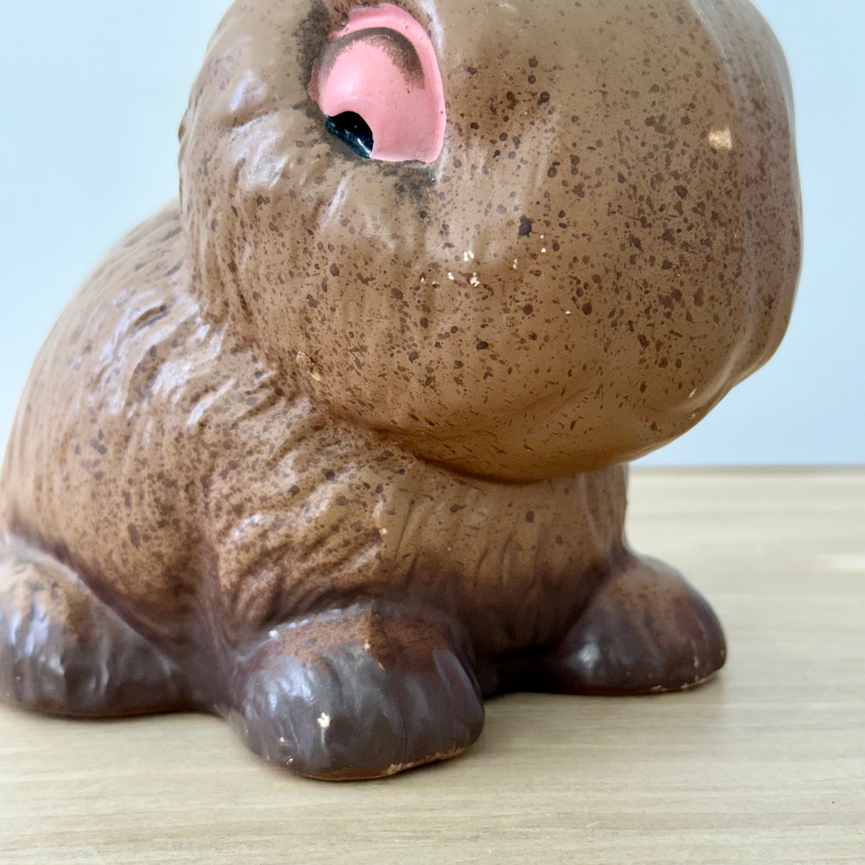 SylvaC Rabbit 1027 Brown Mid Century Bunny Ornament 21 cm