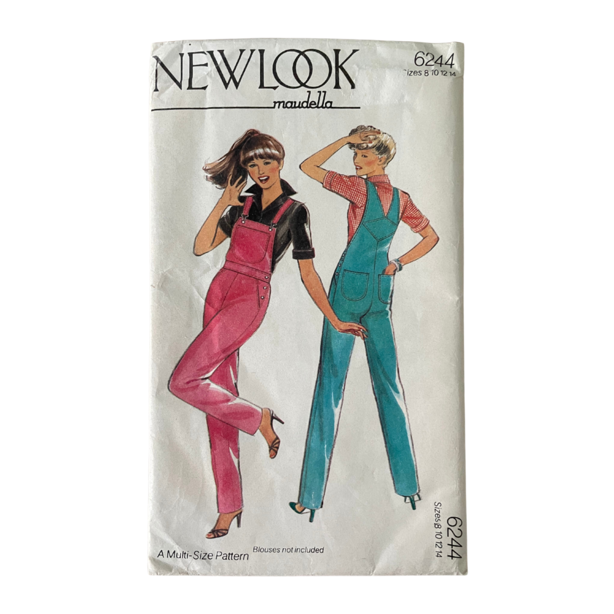 New Look 6244 Womens Size 6-12 Dungarees FF