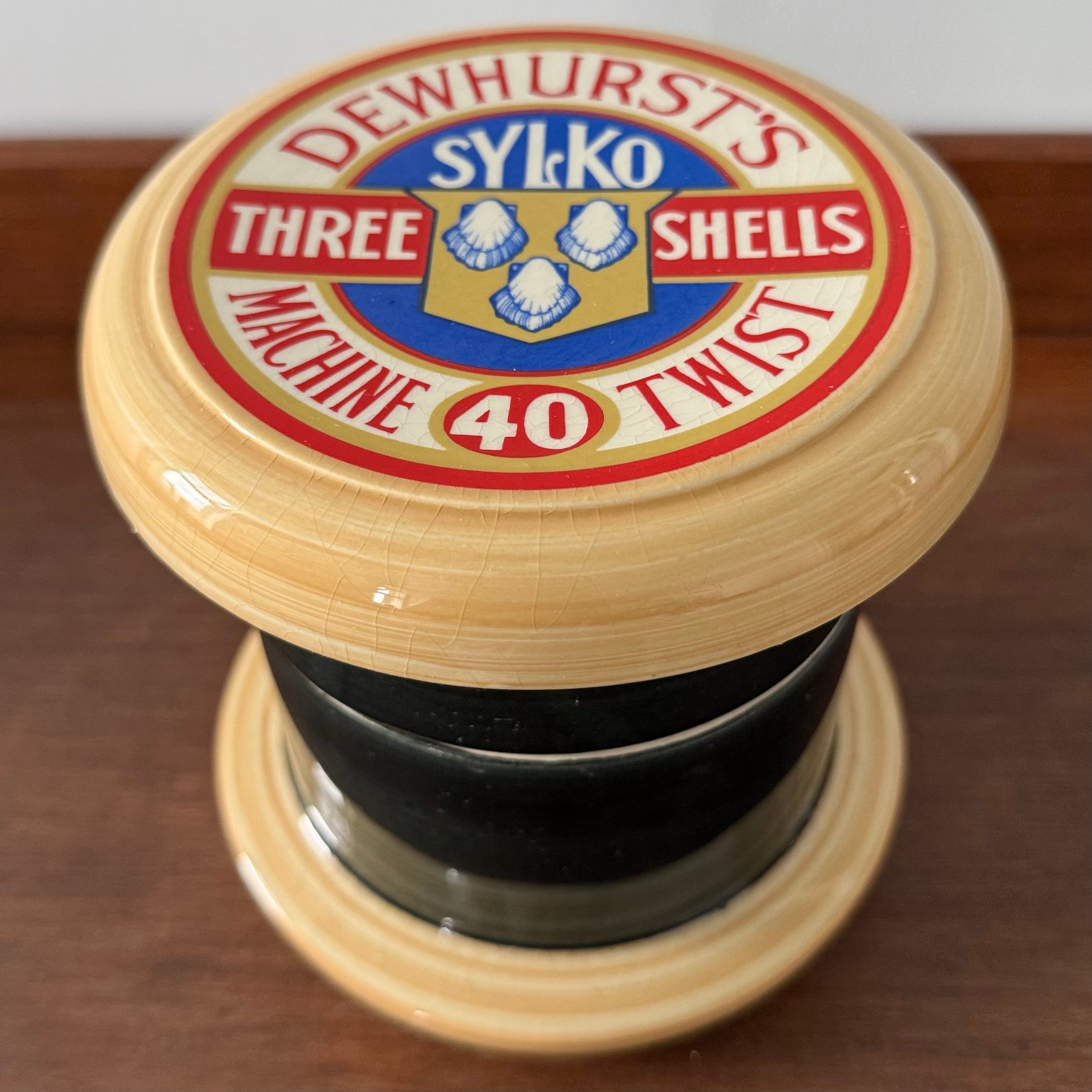 Dewhurst’s Sylko Ceramic Cotton Reel Pot