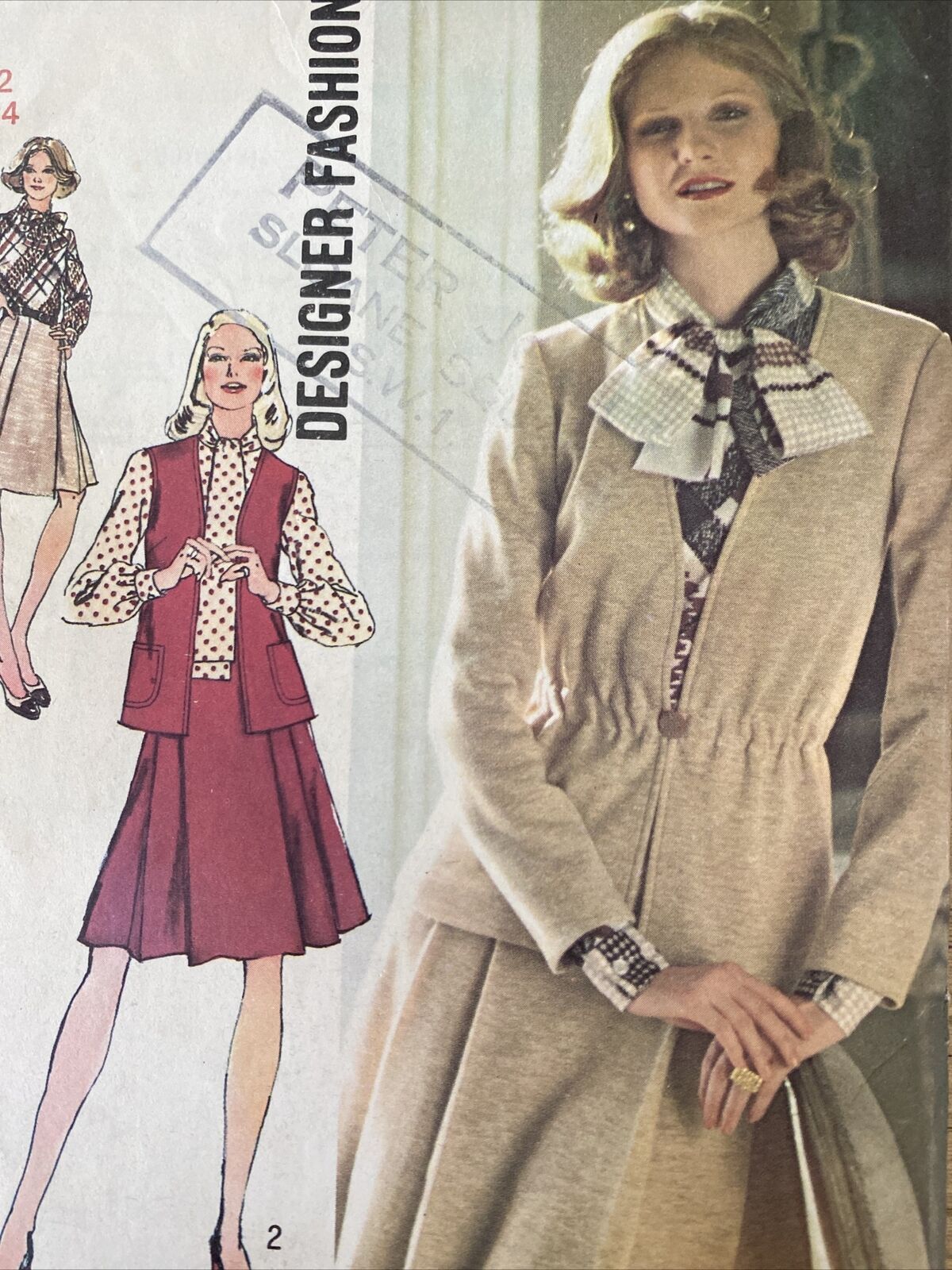 Simplicity 5730 Womens Size 12 Dress Cardigan Vest *