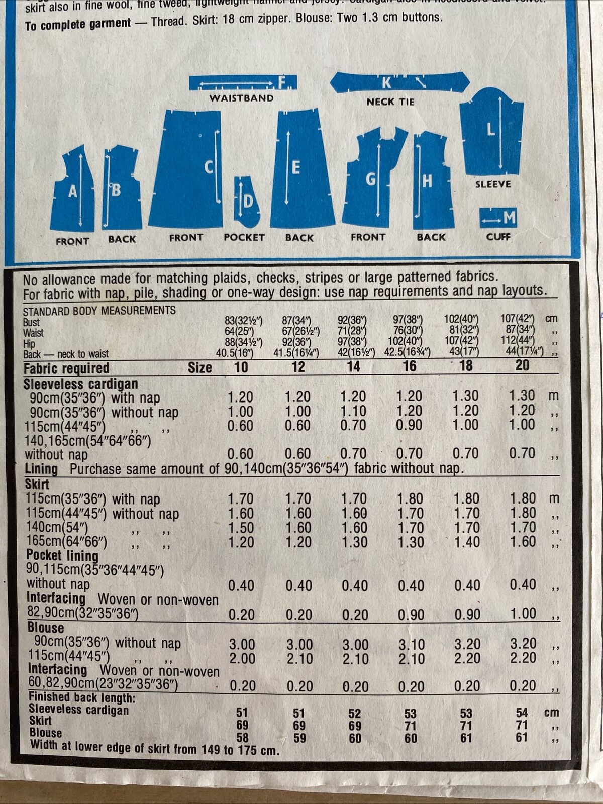 Style 2801 Womens Size 20 Skirt Top Skirt