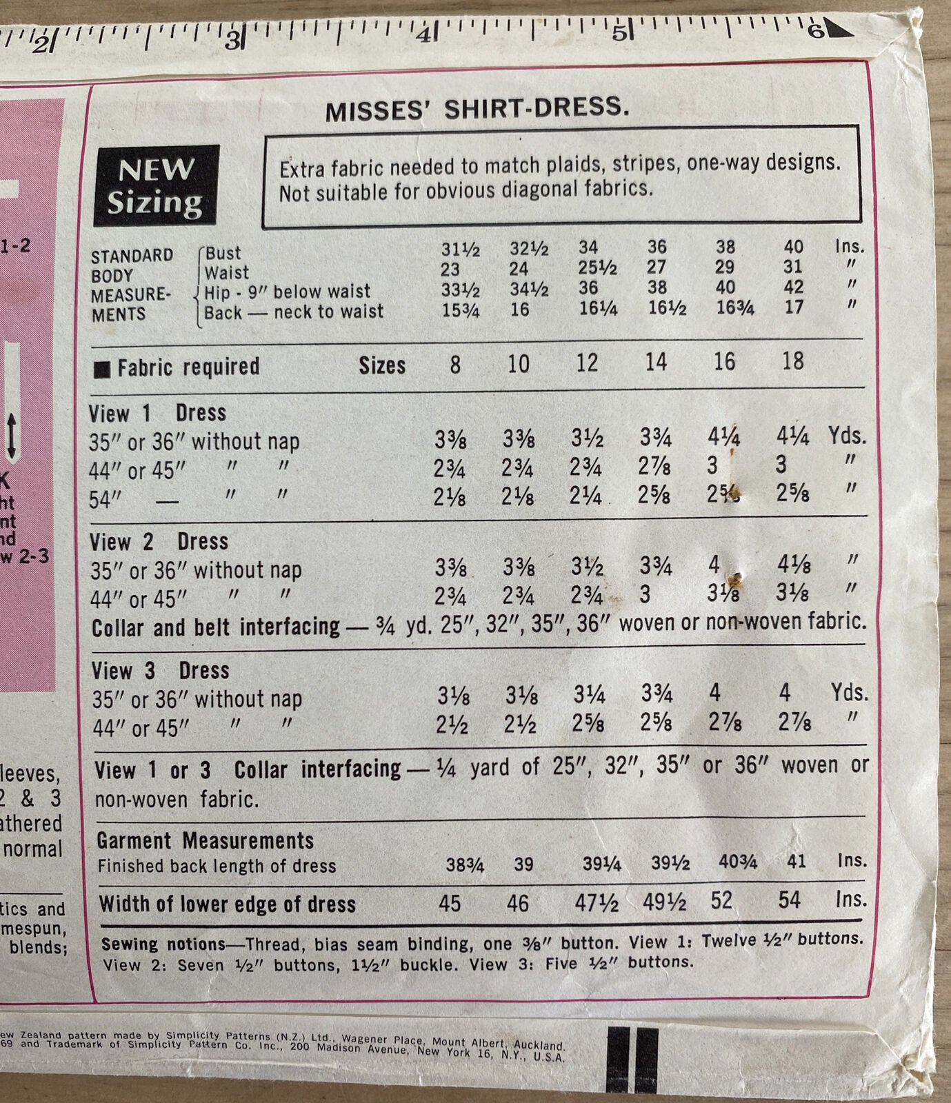 Simplicity 8084 Size 12 Dress *