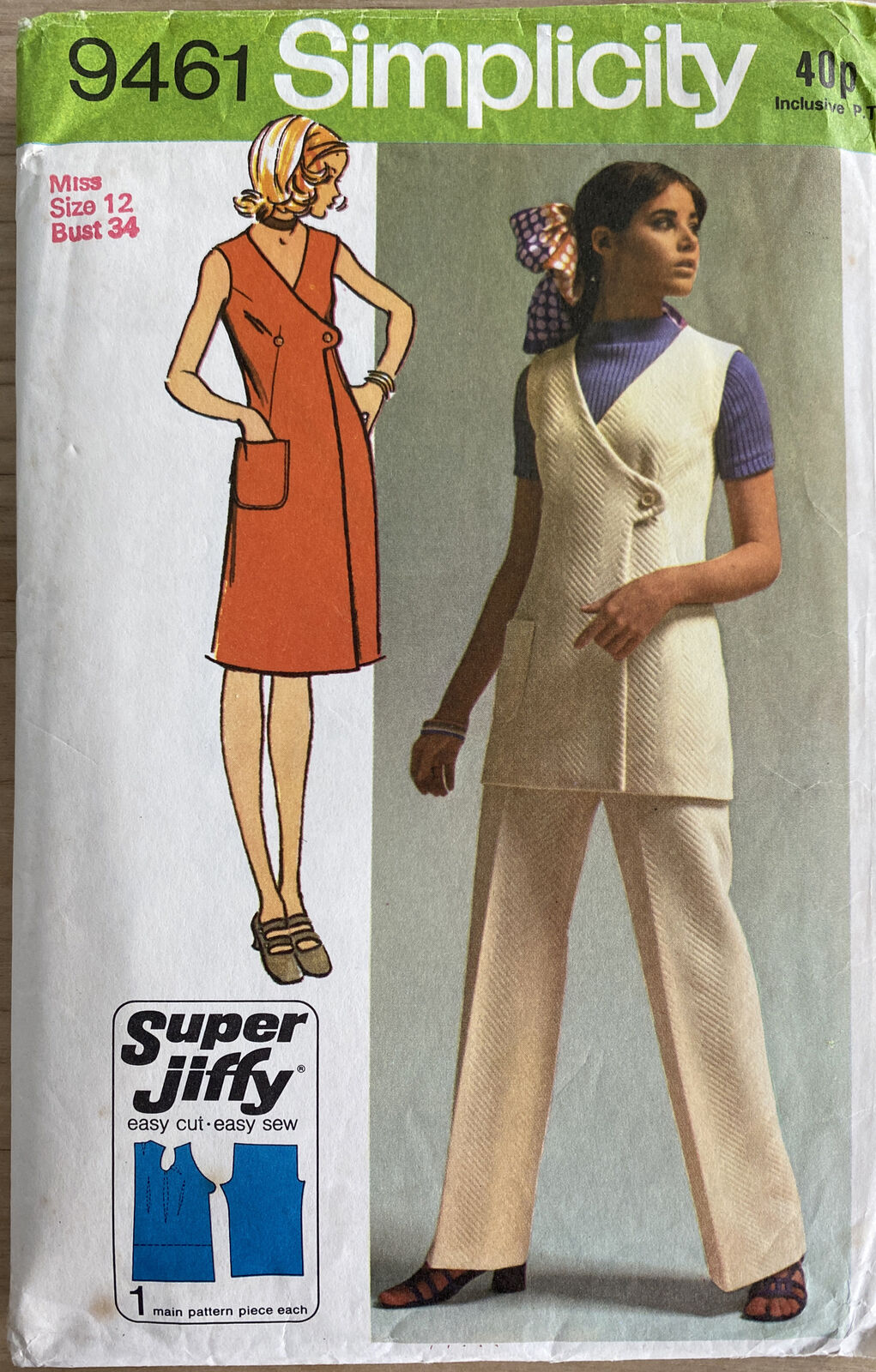 Simplicity 9461 - 1970s Women&