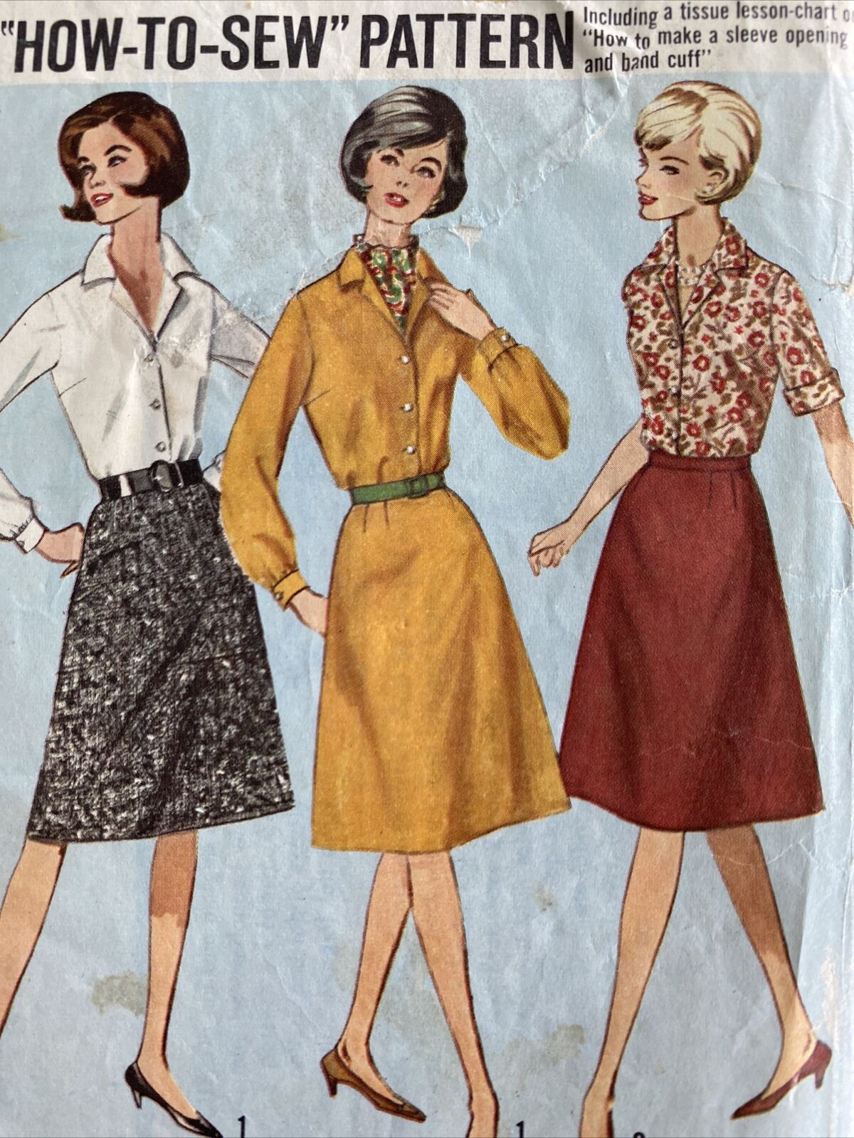 Simplicity 5610 Womens Size 40 Blouse Skirt *