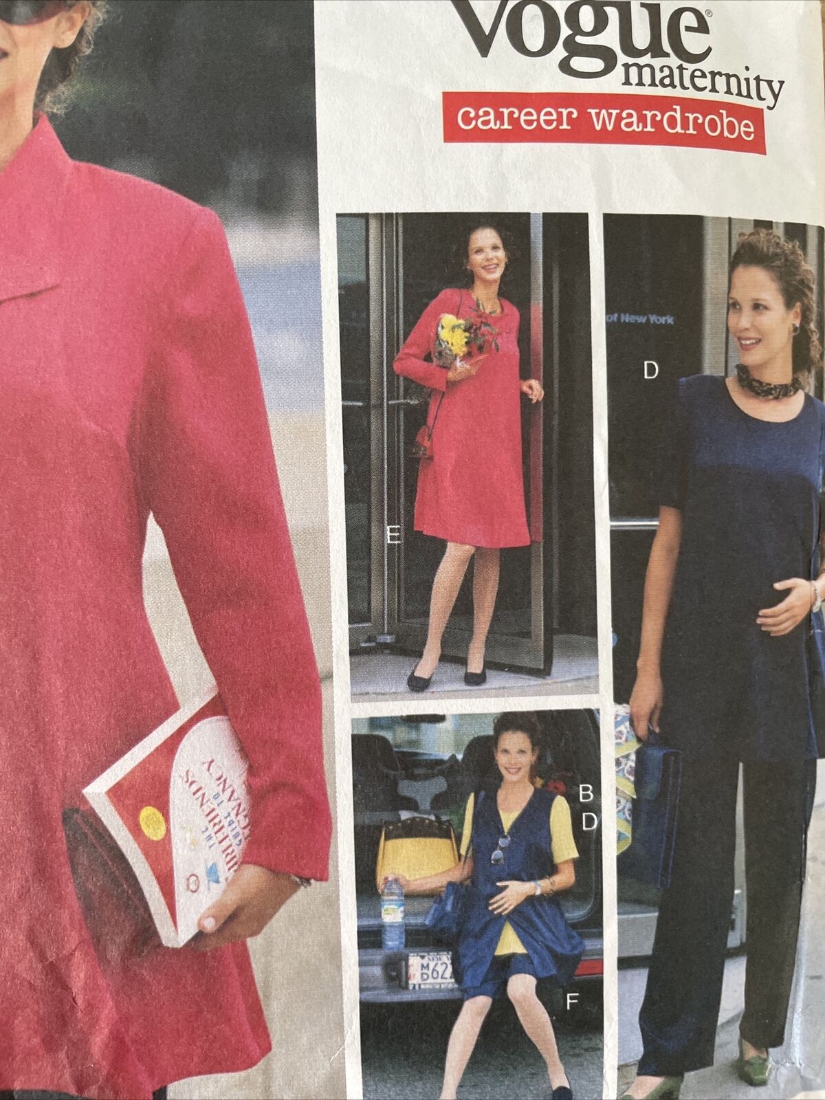 Vogue 1927 Size 18 Petite Maternity Jacket Dress Tunic