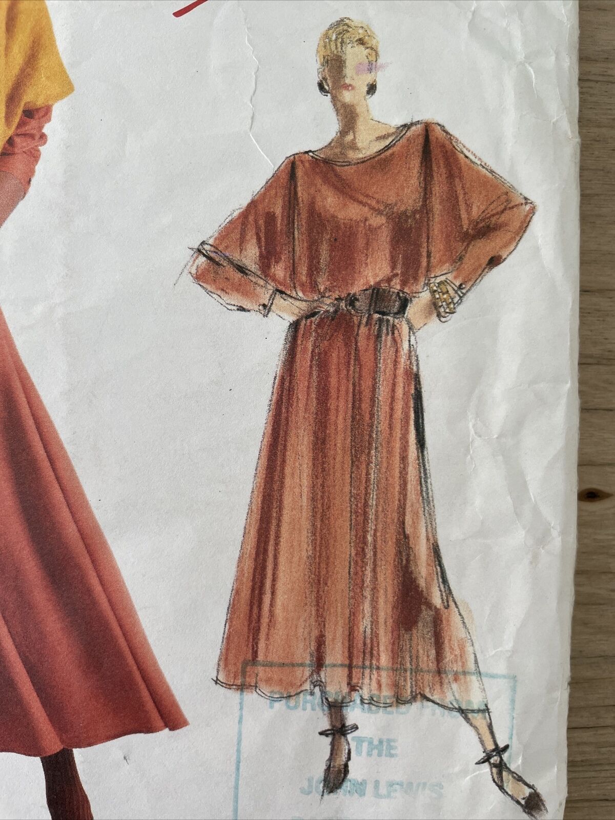 Vogue 1985 Womens Size 12 Jacket Top Skirt