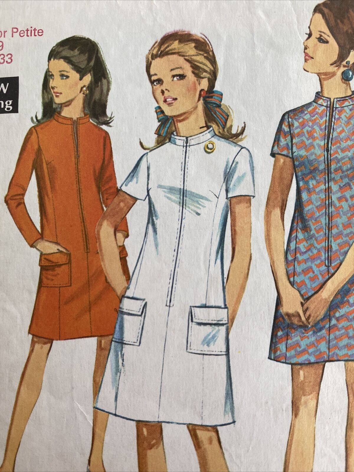 Simplicity 7451 Teen/Girl Size 9 Dress *