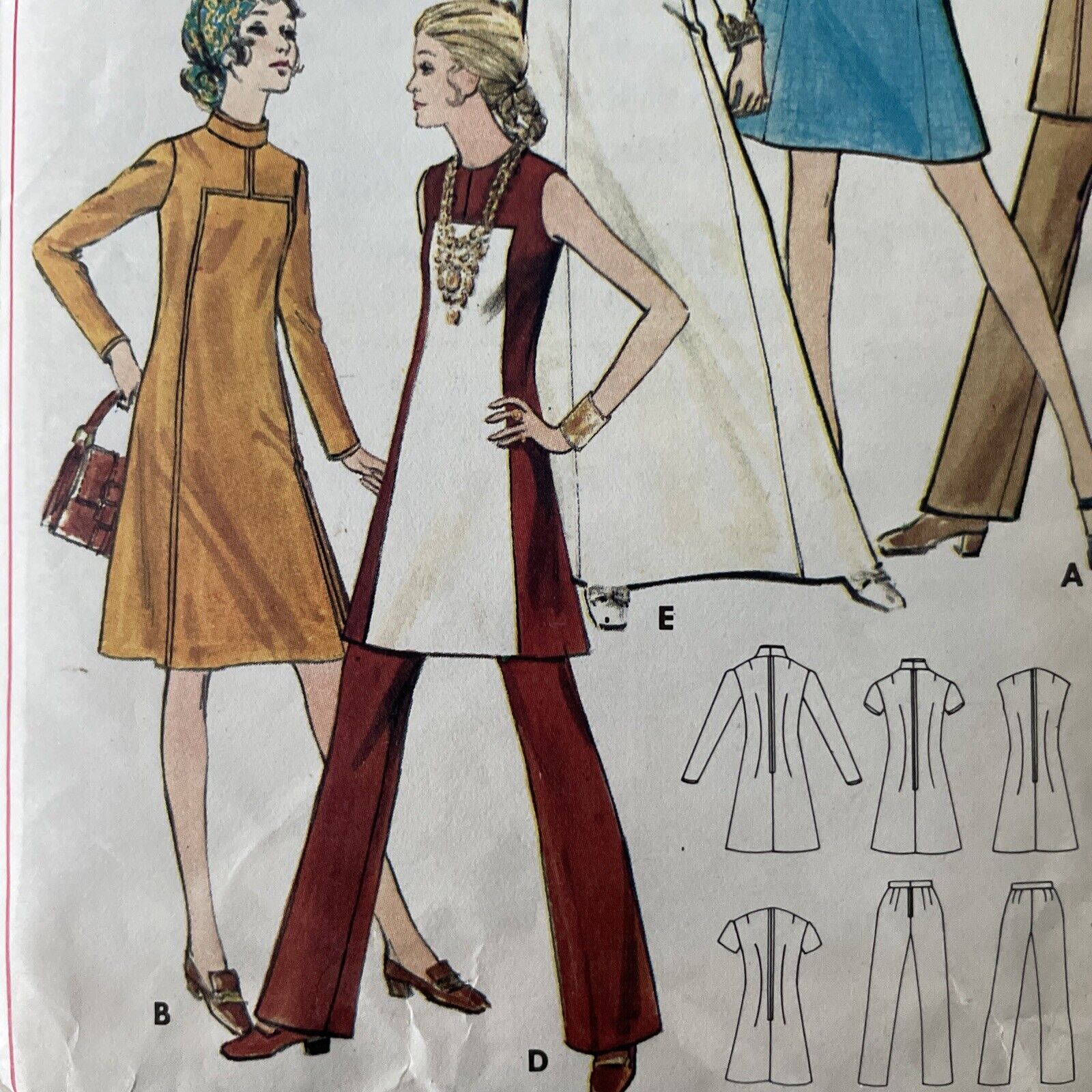 Butterick 6027 Womens Size 16 Dress Tunic Trousers *