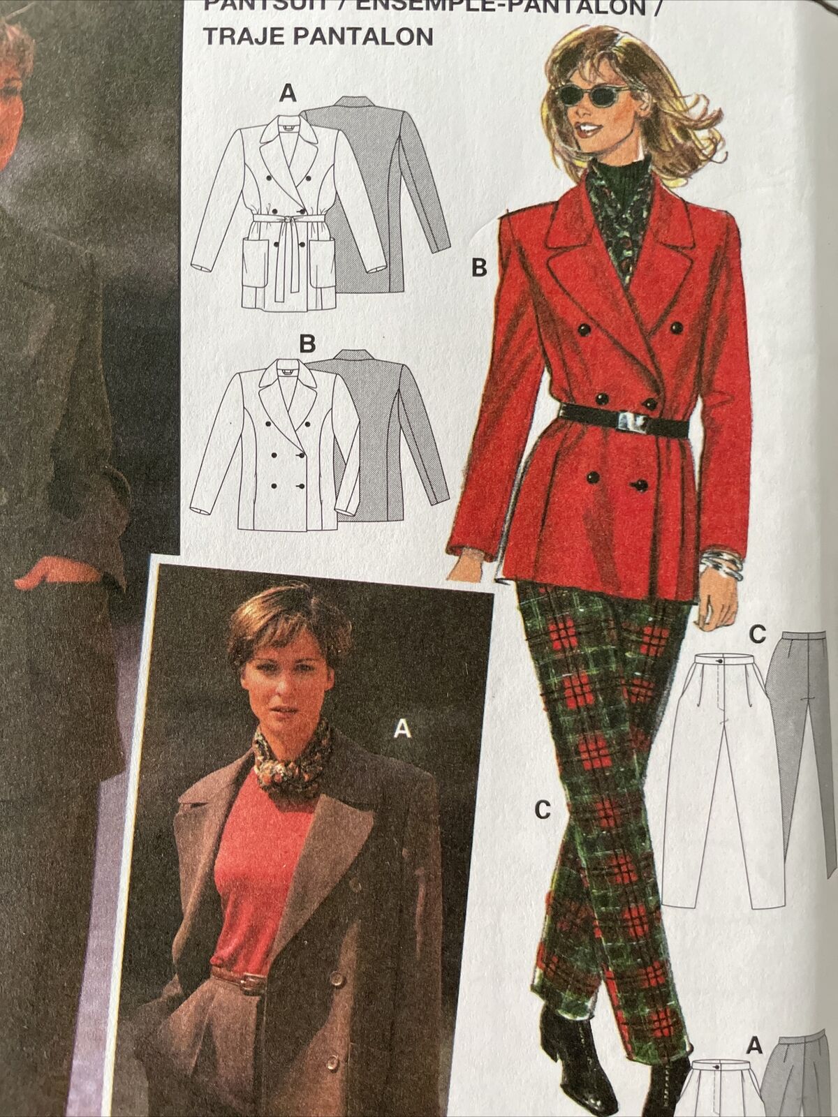 Burda 3346 Womens Size 10-20 Jacket Trousers FF *