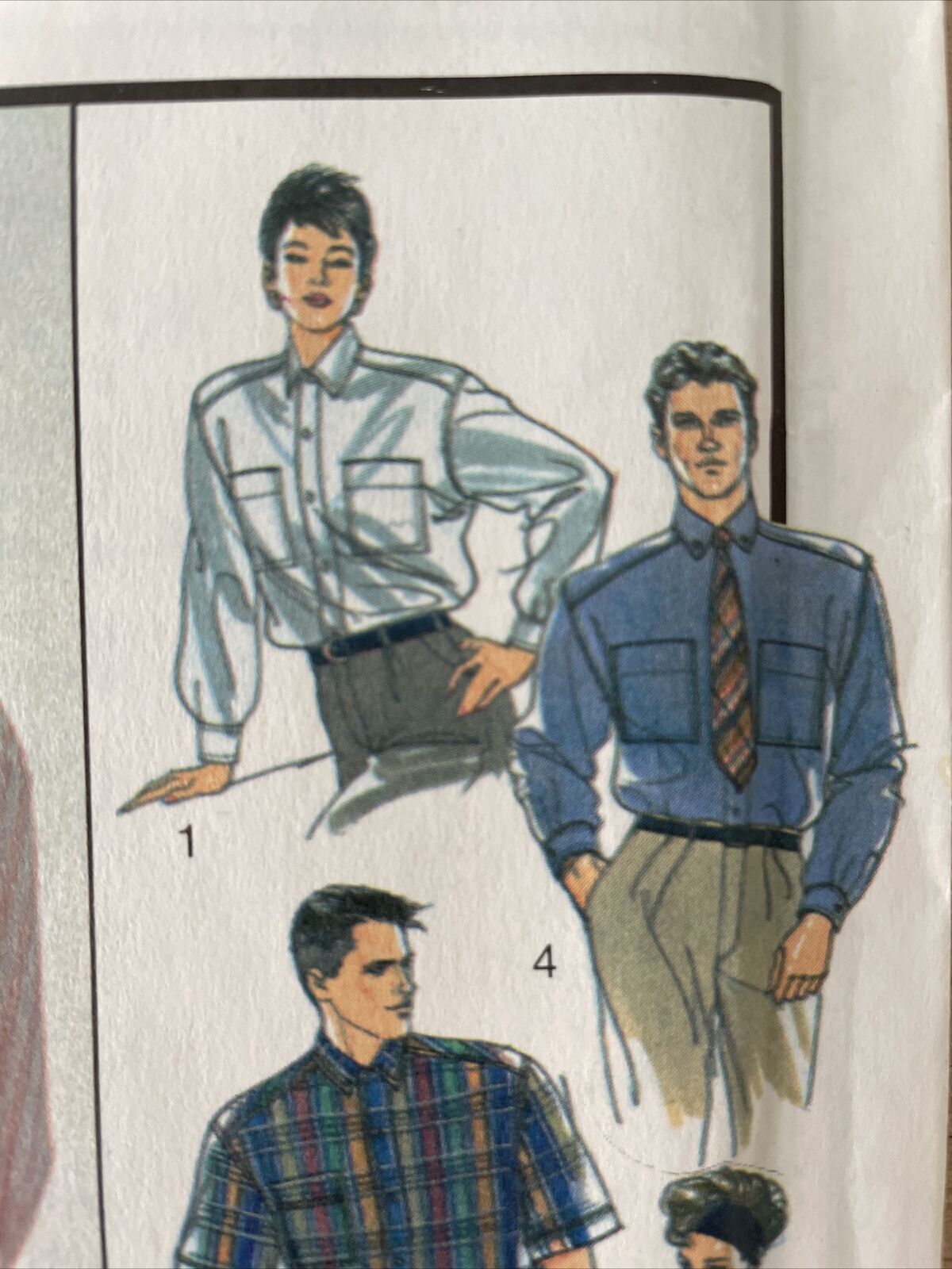 Style 1289 Unisex Size S M Shirt Blouse FF