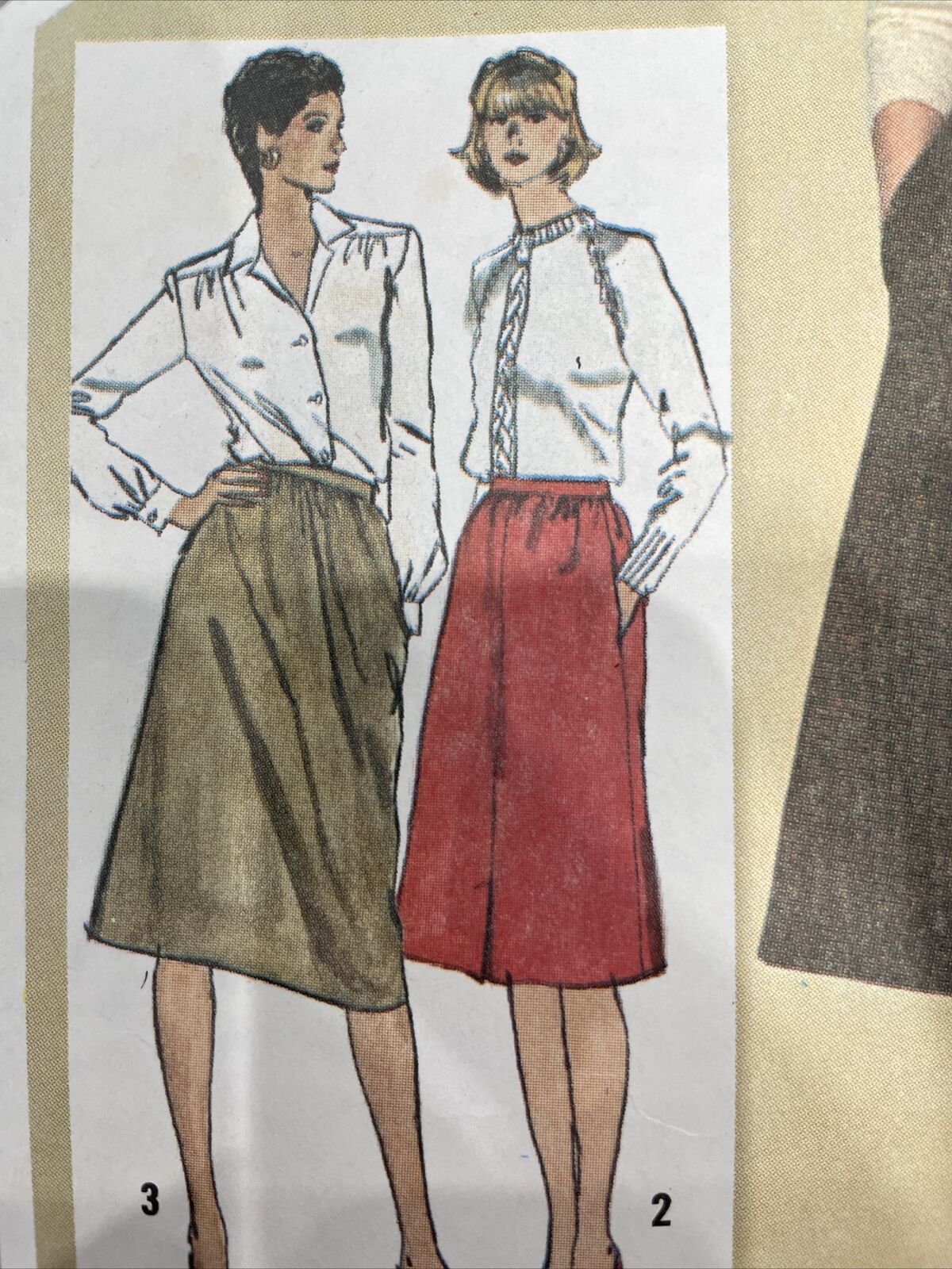 Simplicity 9789 Womens Size 16 Skirt