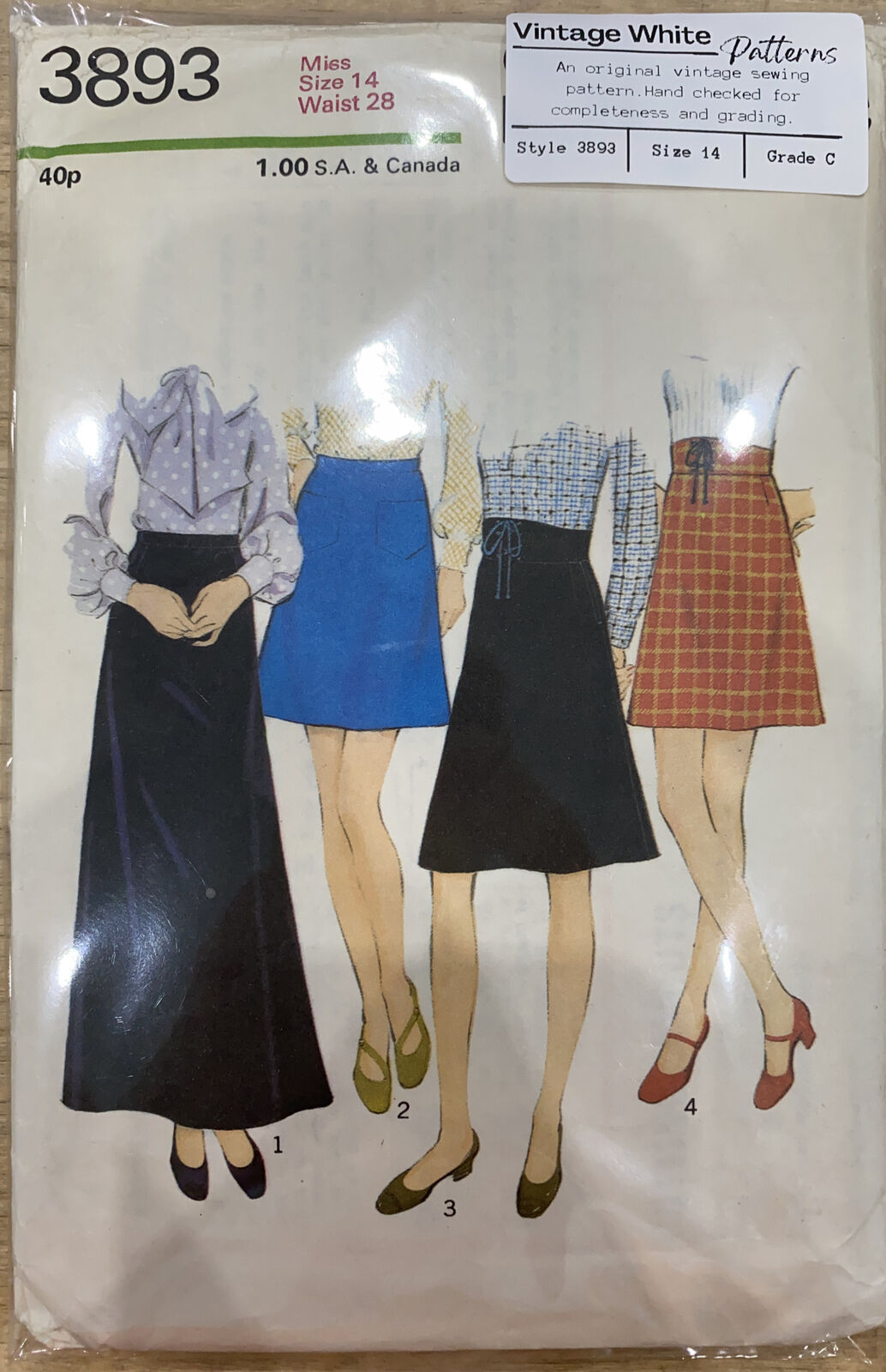 Style 3893 Womens Size 14 Skirt