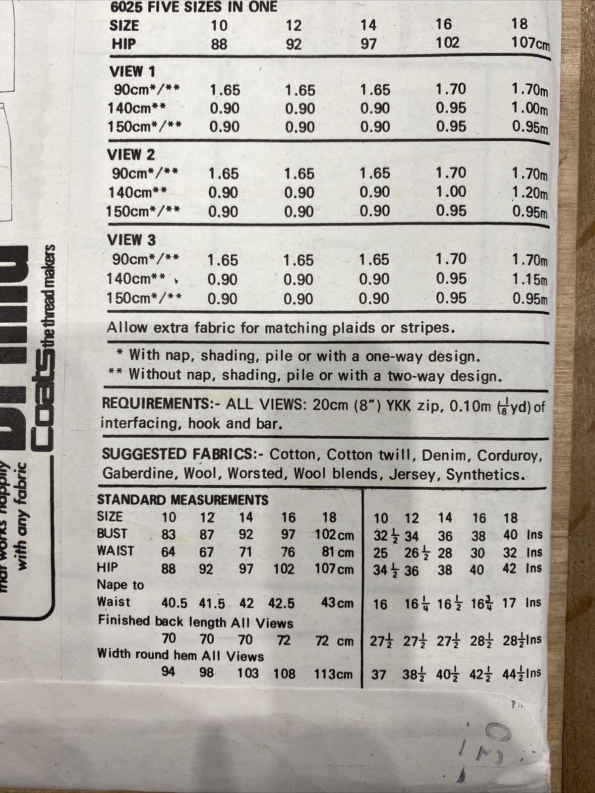 New Look Maudella 6025 Womens Size 10-18 Skirt