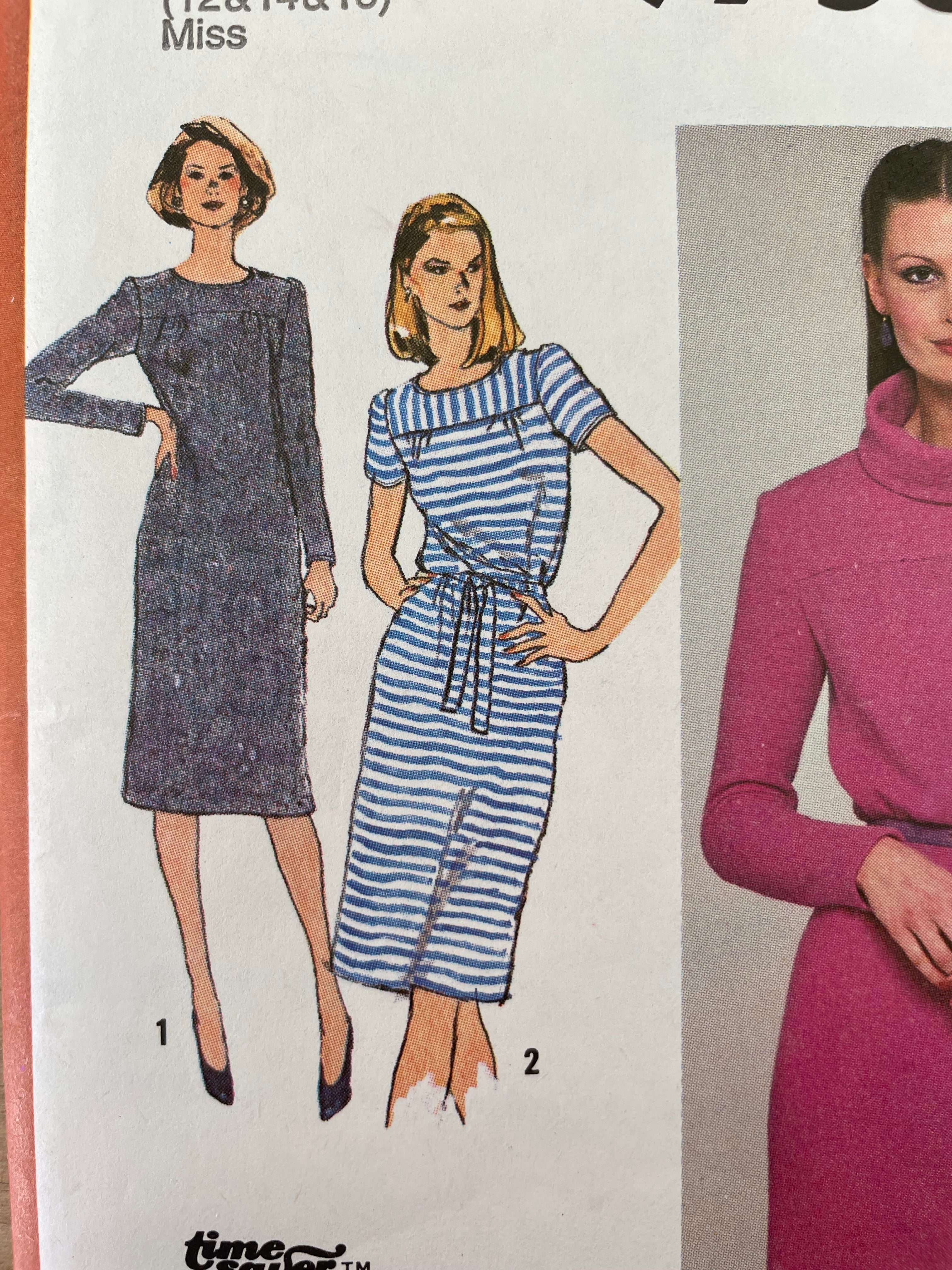 Simplicity 9758 Womens Size 12-14 Dress