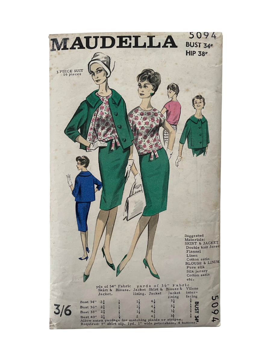 Maudella 5094 Bust 34" Top Skirt Jacket FF