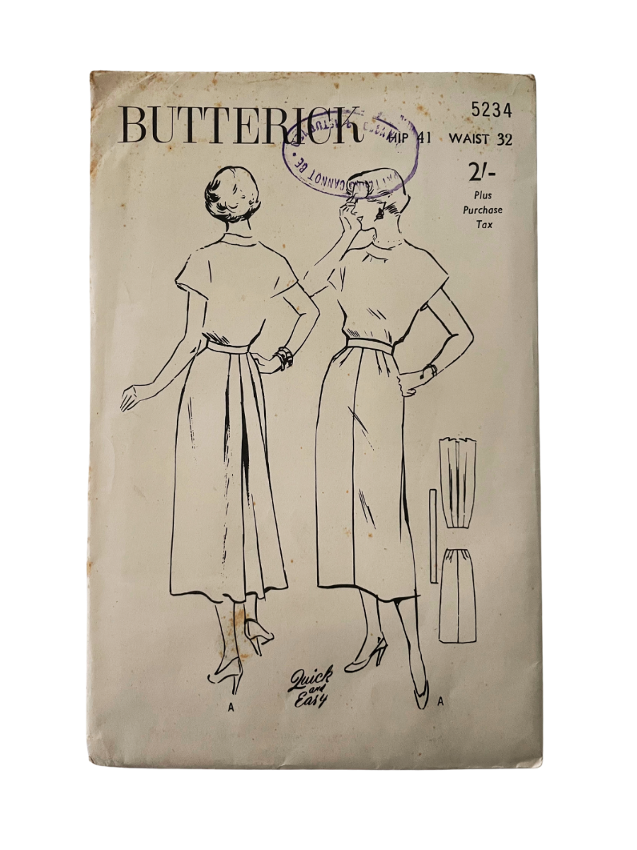 Butterick 5234 Womens Waist 32" Skirt FF *