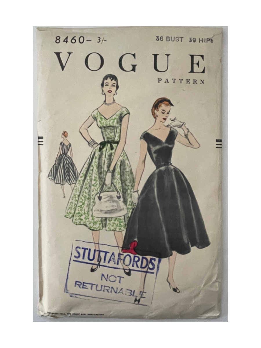 Vogue 8460 Womens Bust 36" Evening Cocktail Dress FF