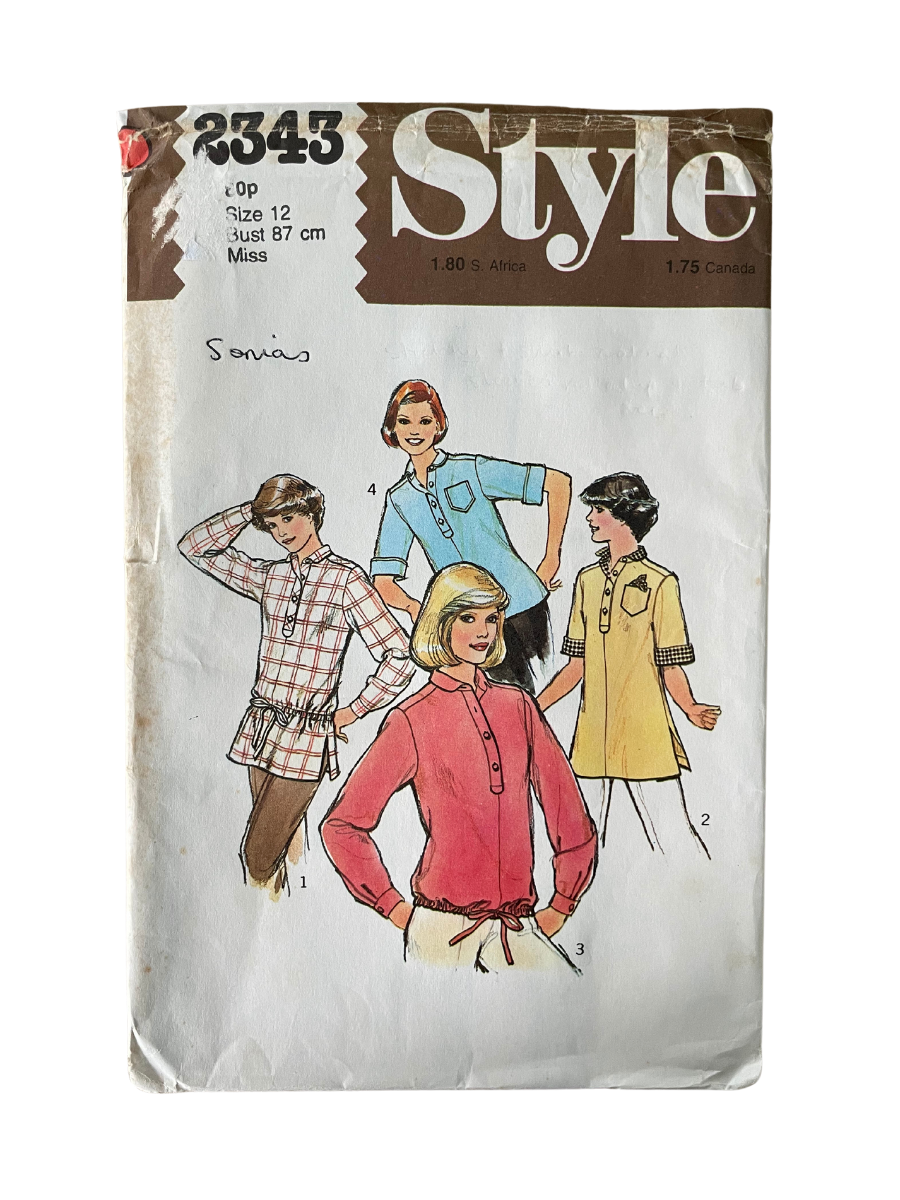 Style 2343 Womens Size 10 UK Shirt Blouse FF