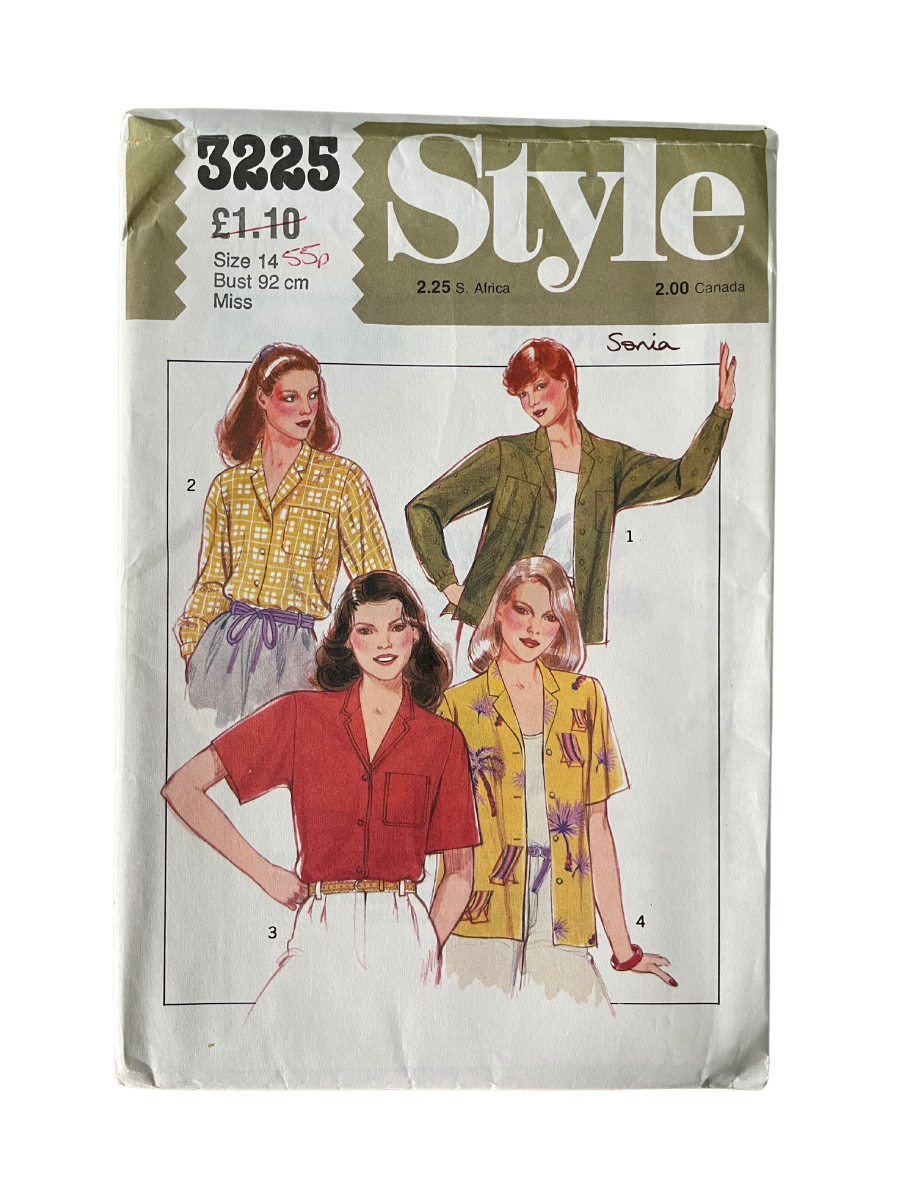 Style 3225 Womens Size 12 UK Blouse Shirt FF