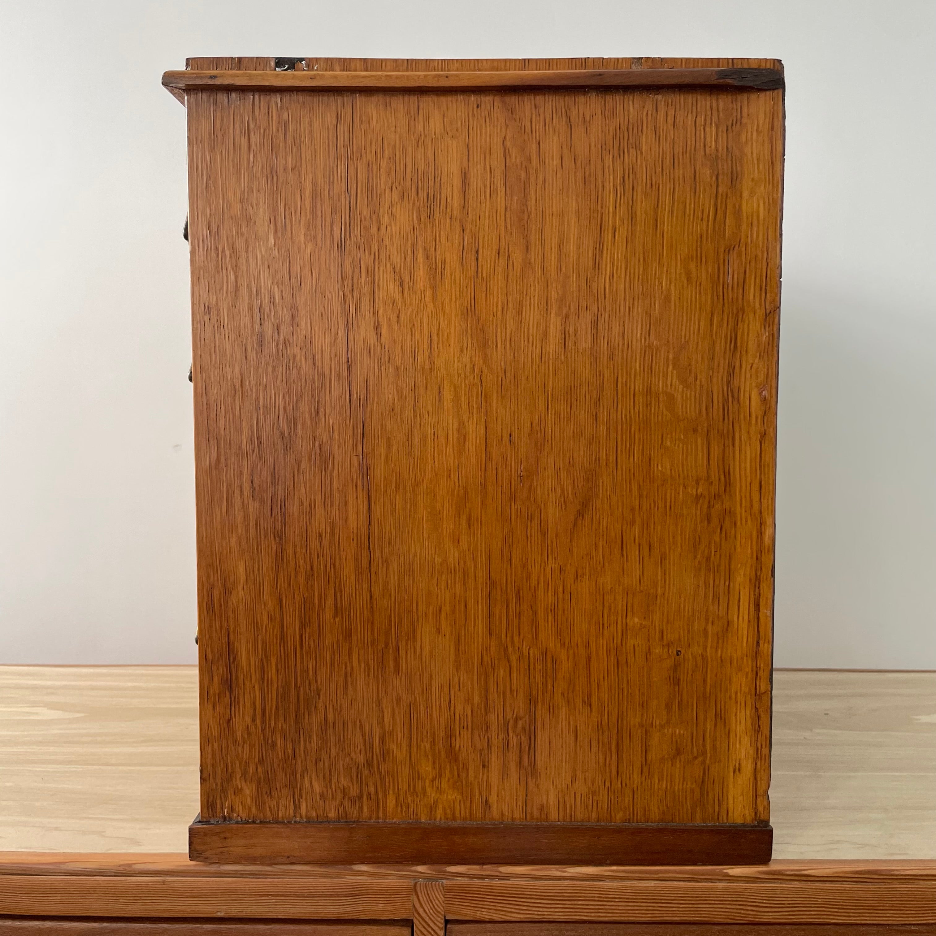 Antique Morris & Yeomans Needle Haberdashery Cabinet