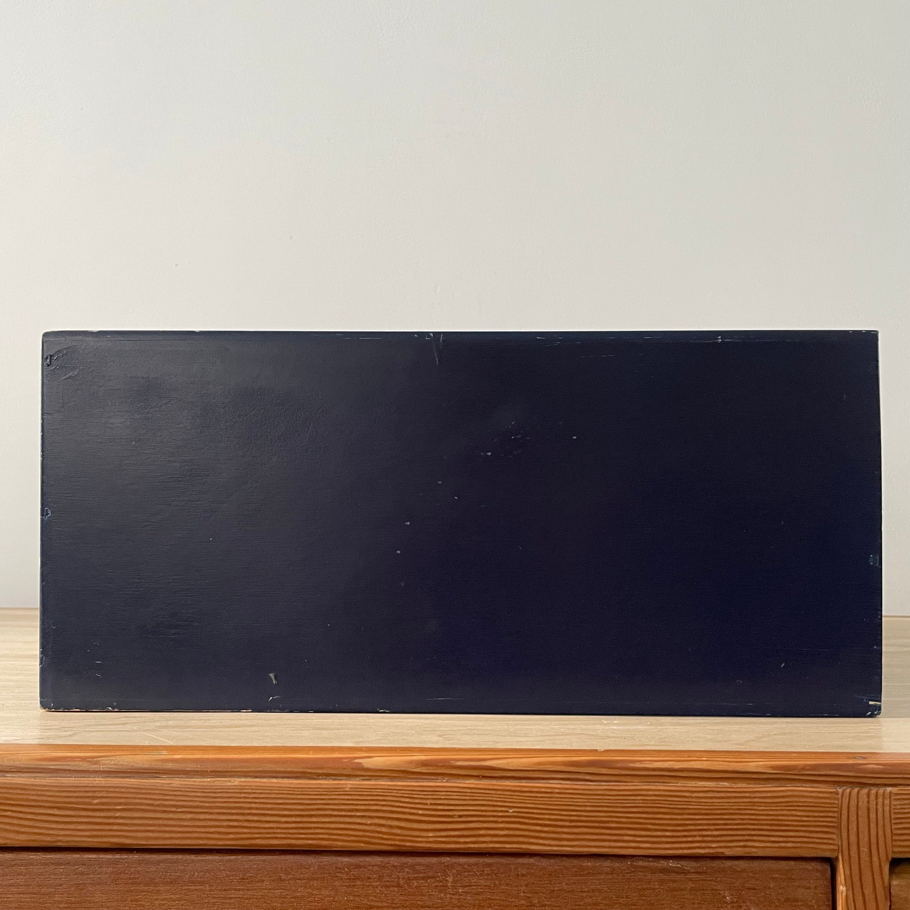 Vintage Sylko Navy and Red Haberdashery Cotton Reel Drawers