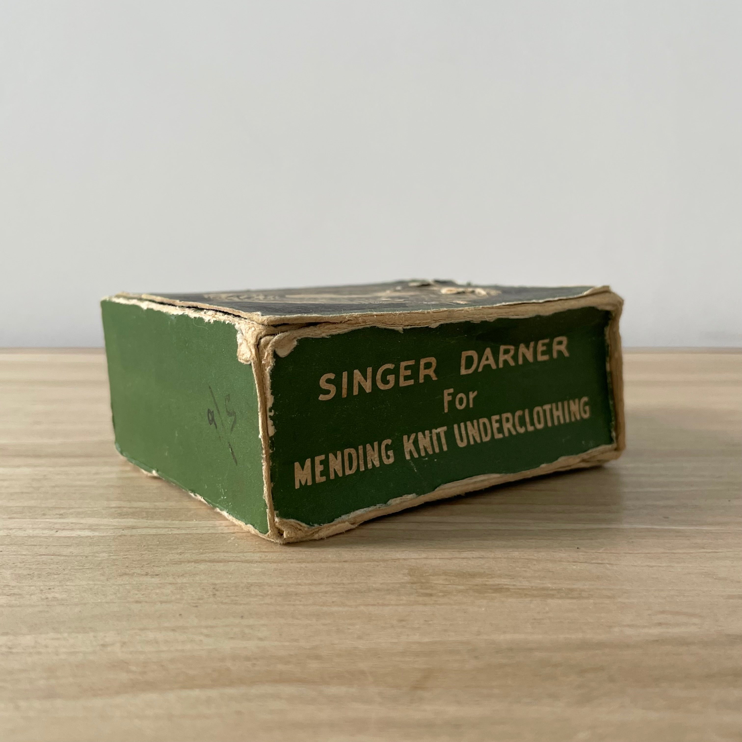 Singer Stocking Darner No. 35776 – Original Boxed Sewing Machine Attachment c. 1910-1925