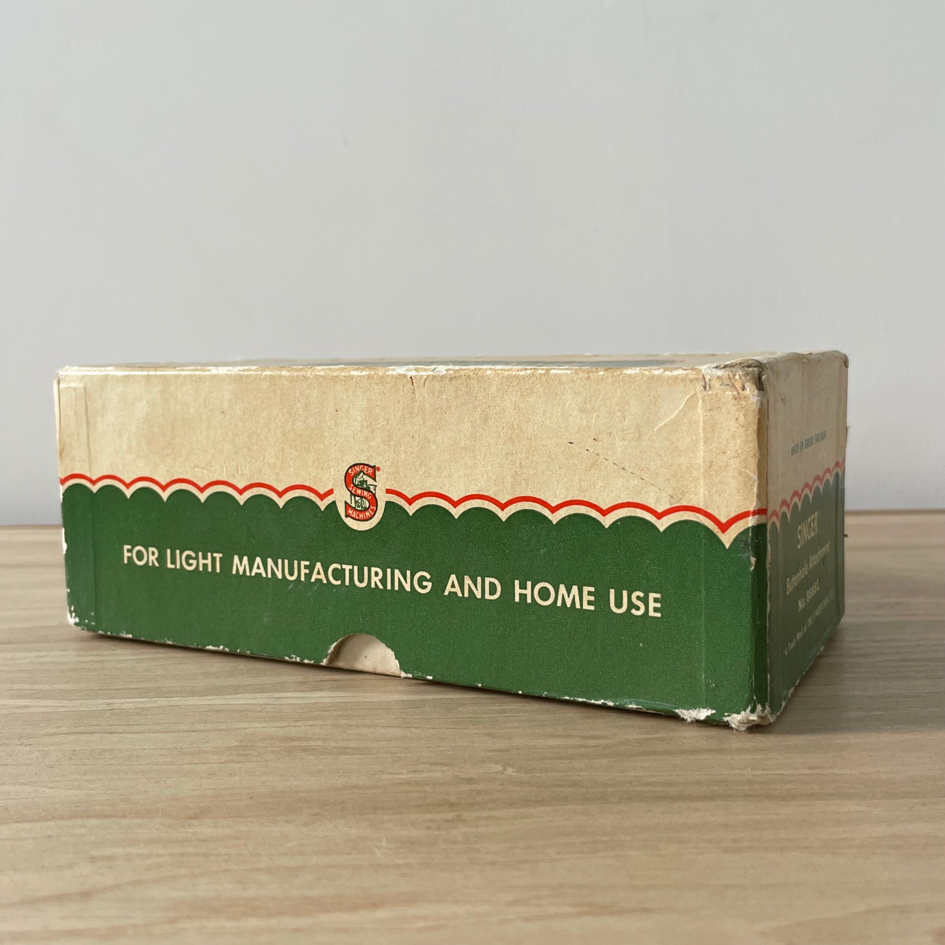 Singer Buttonhole Attachment No. 86662 – Original Box & Instructions – 1950s Vintage