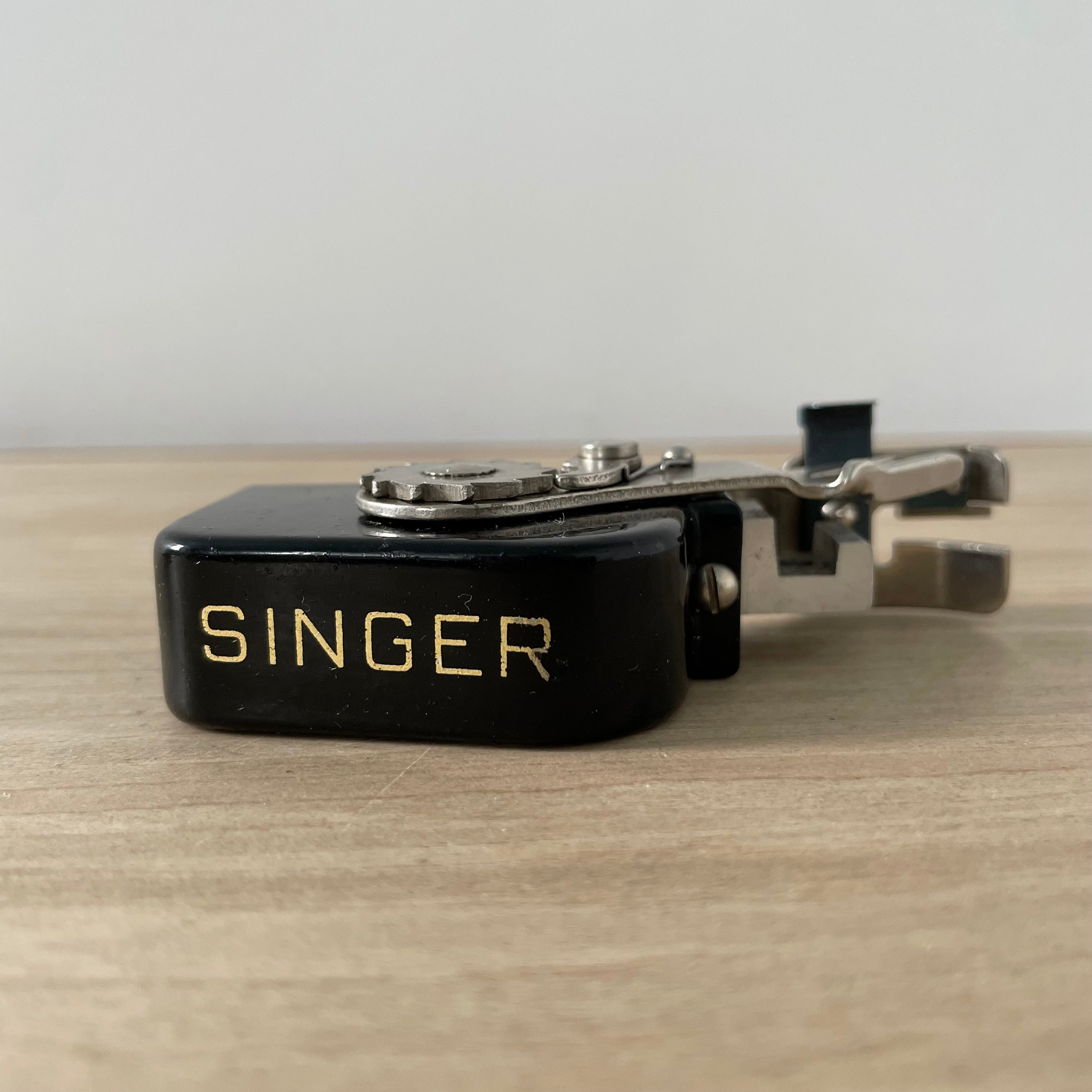 Singer Blind Stitch Attachment 86649 with Box & Manual 221/222K - 1950s