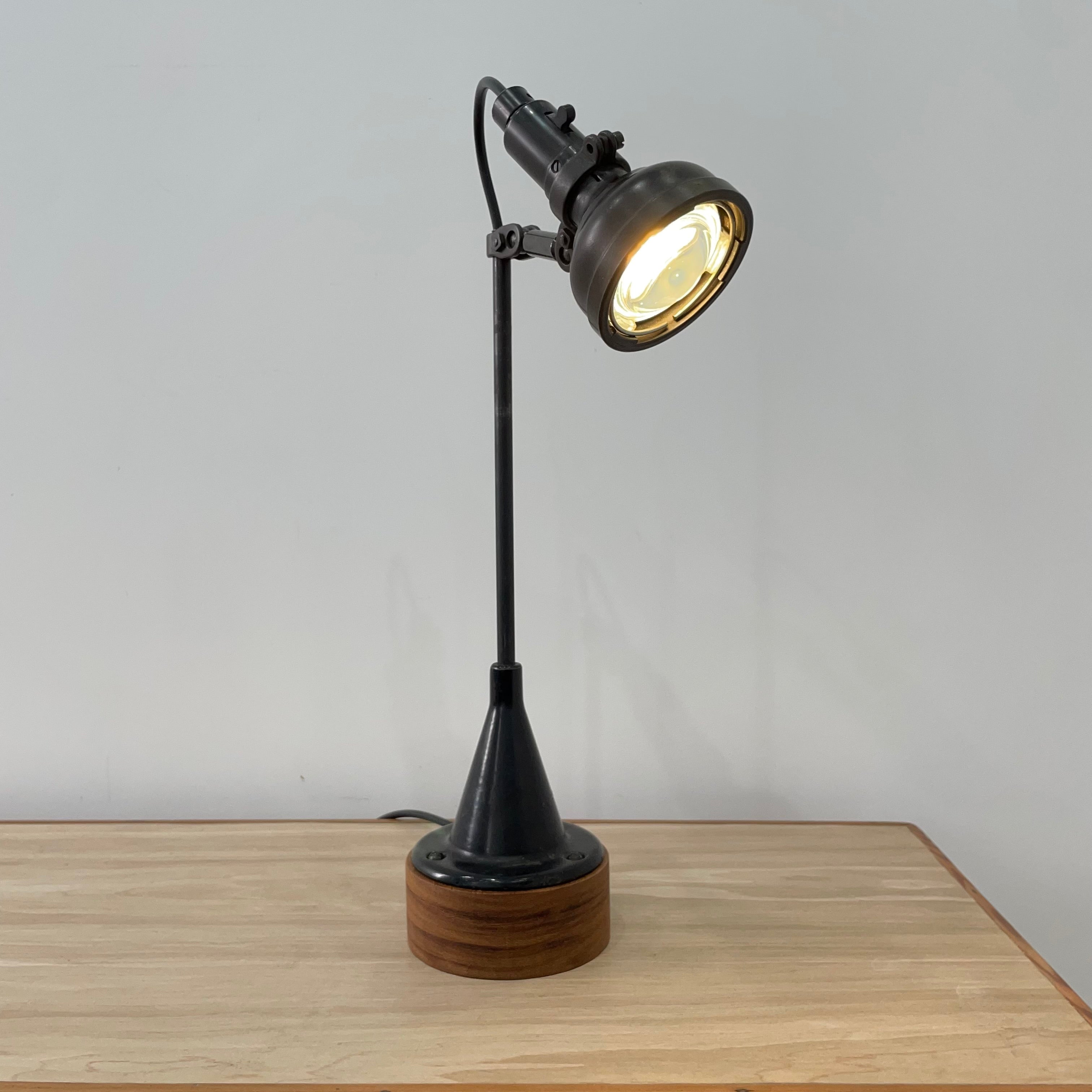 Singer SLF-2 Simanco Lamp – Rewired & Earthed – Working
