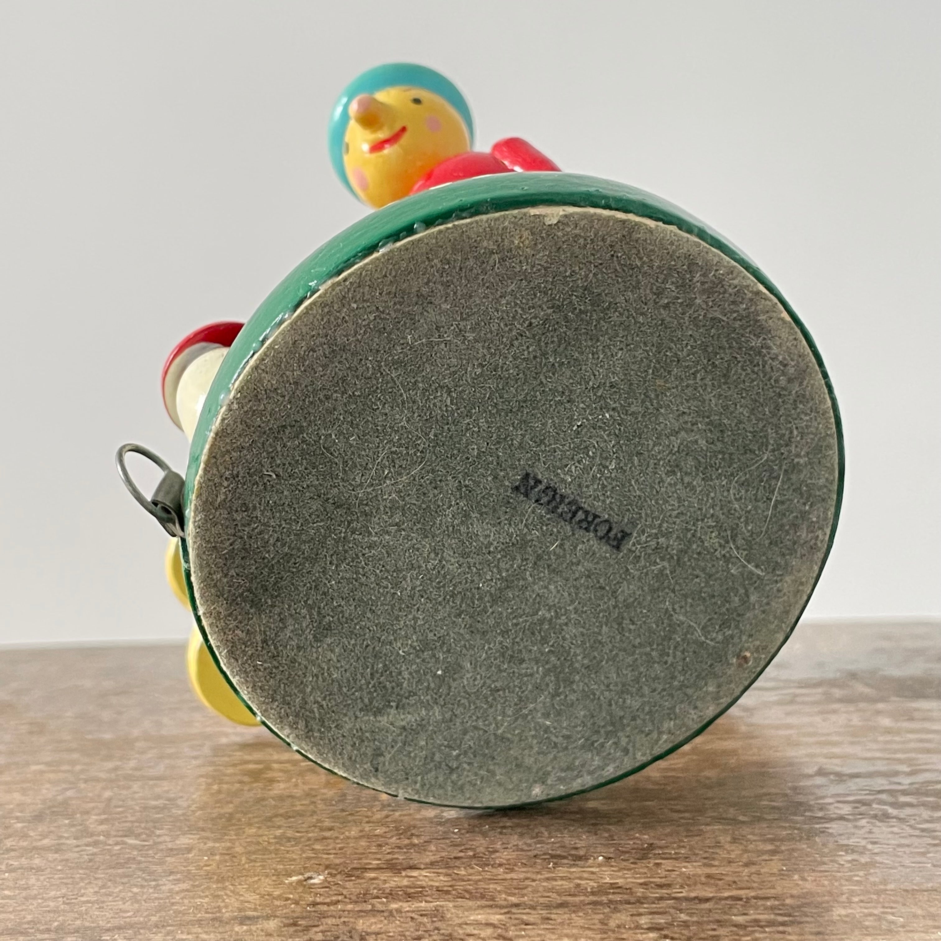 Vintage Wooden Gnome Sewing Caddy – Darning Mushroom, Tape & Thimble – FOREIGN