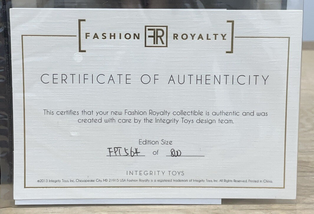 Integrity Toys Fine Print Elyse Jolie Fashion Royalty Doll Boxed 2015