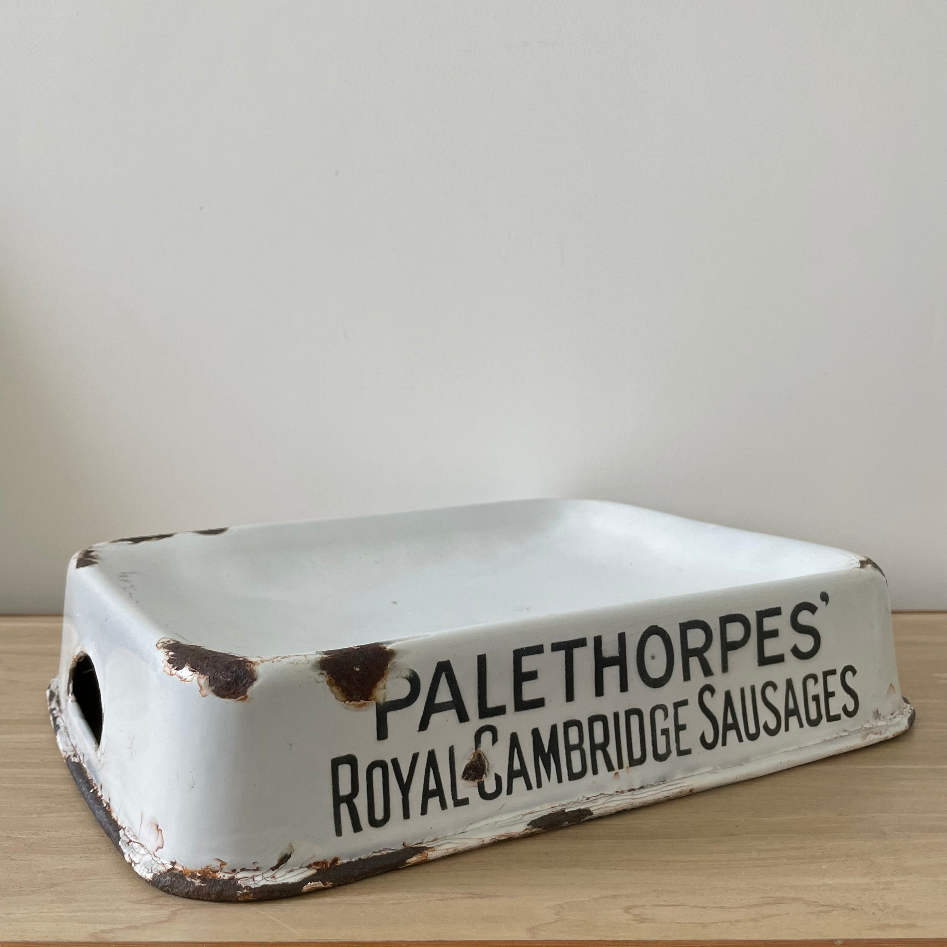 Palethorpes’ Royal Cambridge Sausages Shop Display Tray