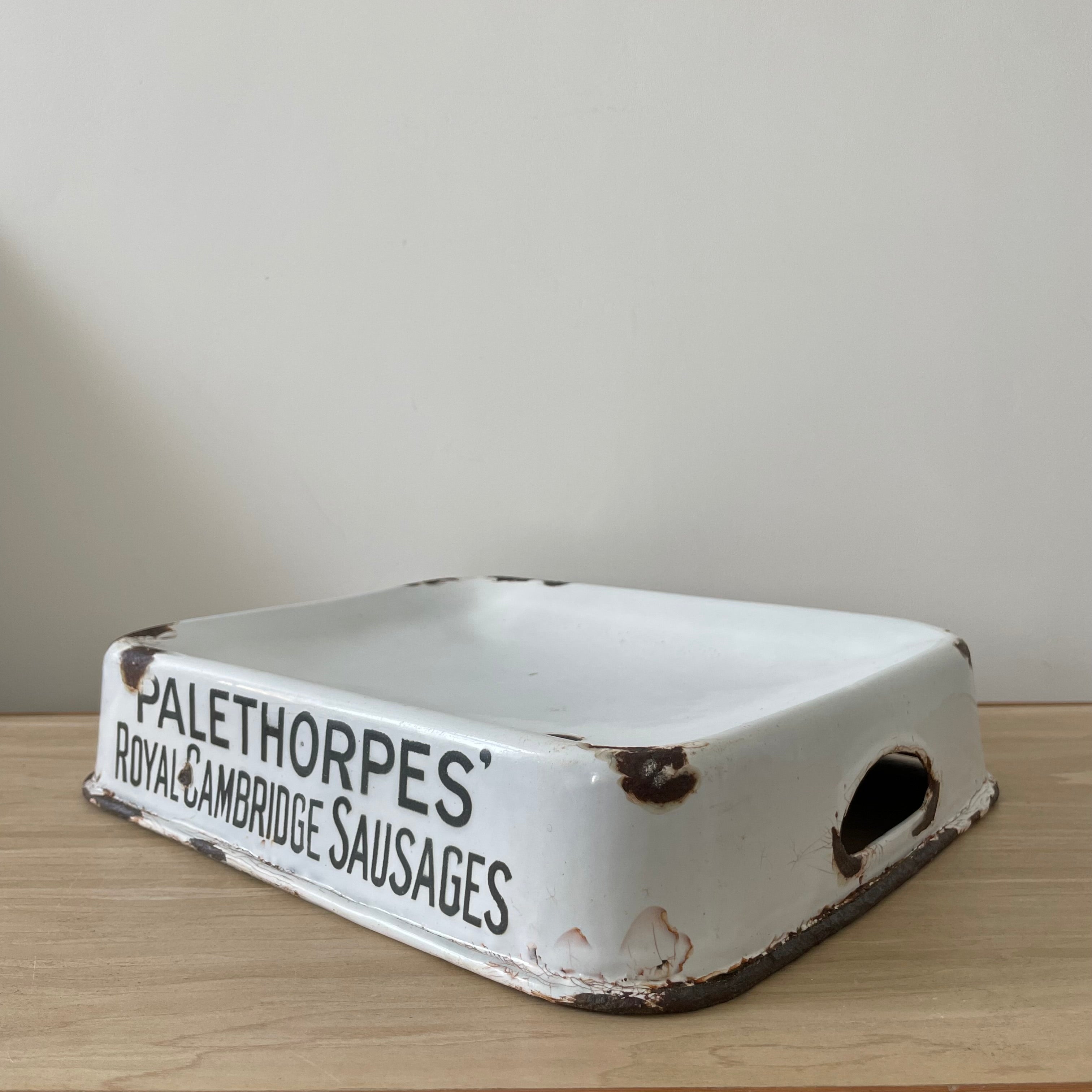 Palethorpes’ Royal Cambridge Sausages Shop Display Tray