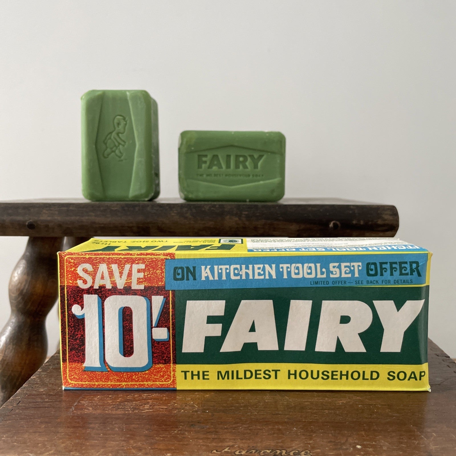 Vintage Fairy Household Soap - Pure Soap Two 5 3/4oz Bars - New Old Stock