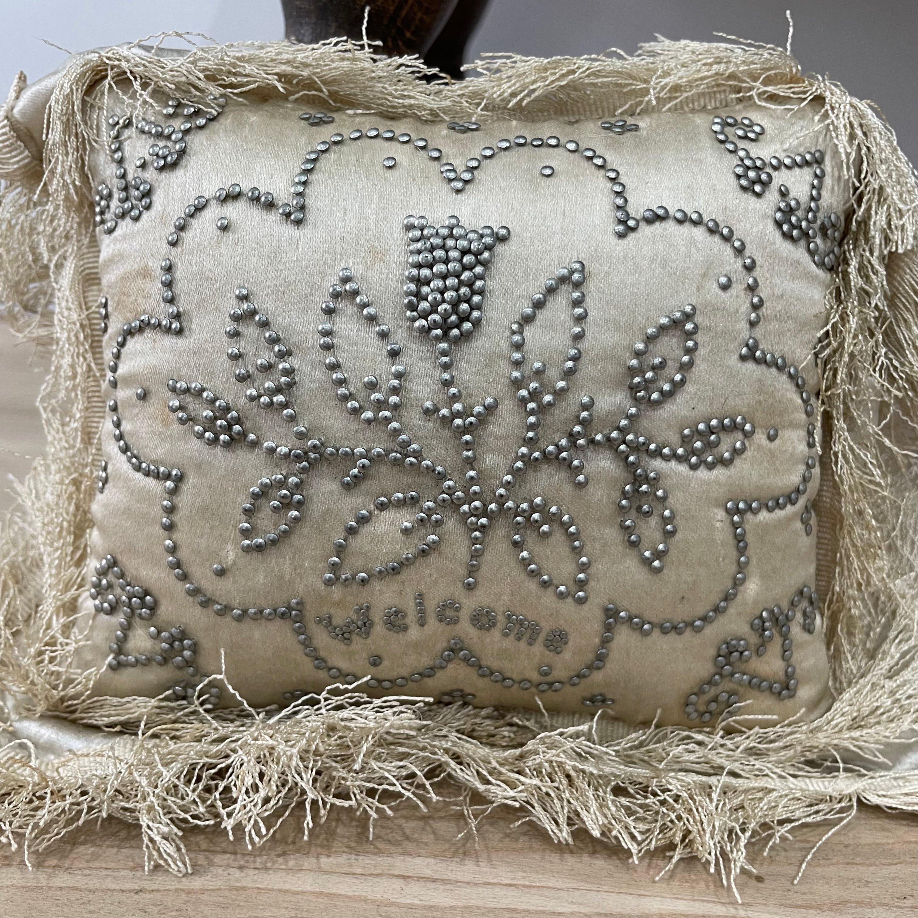 Antique Cream Silk Layette &