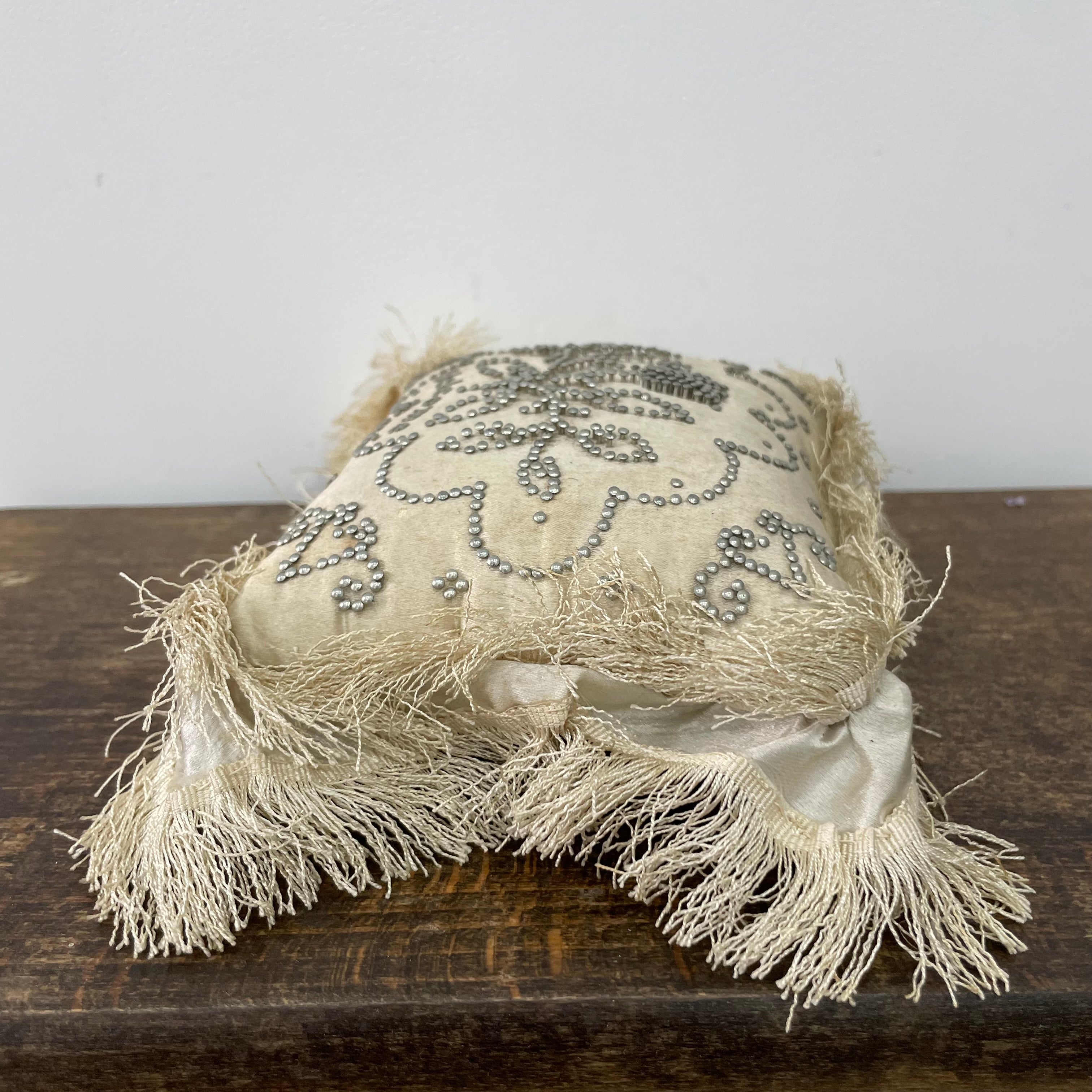 Antique Cream Silk Layette &