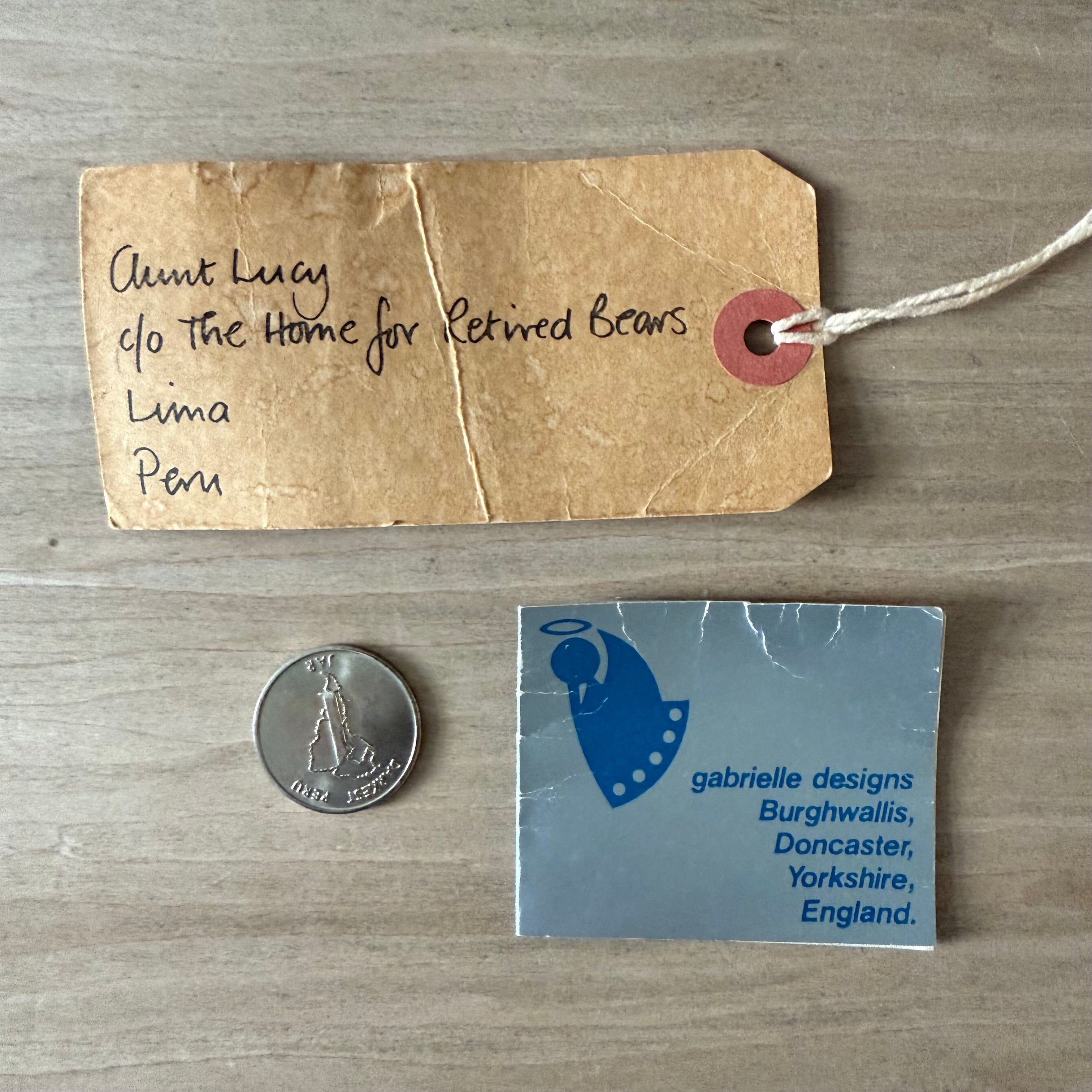 Vintage Gabrielle Designs Aunt Lucy Paddington Bear – Original Outfit