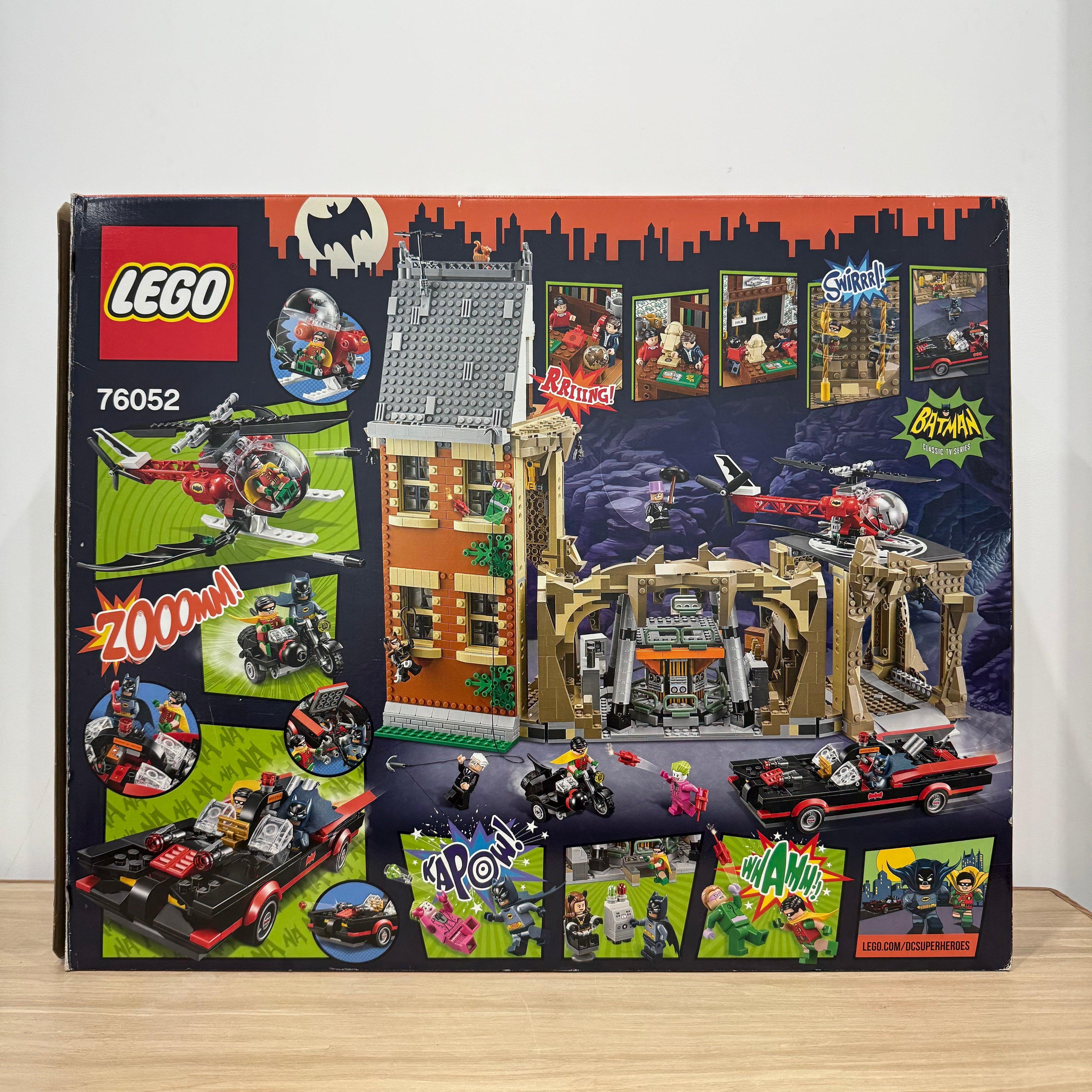 Lego Dc Comics Super Heroes 76052 Classic TV Series Batcave Complete Set