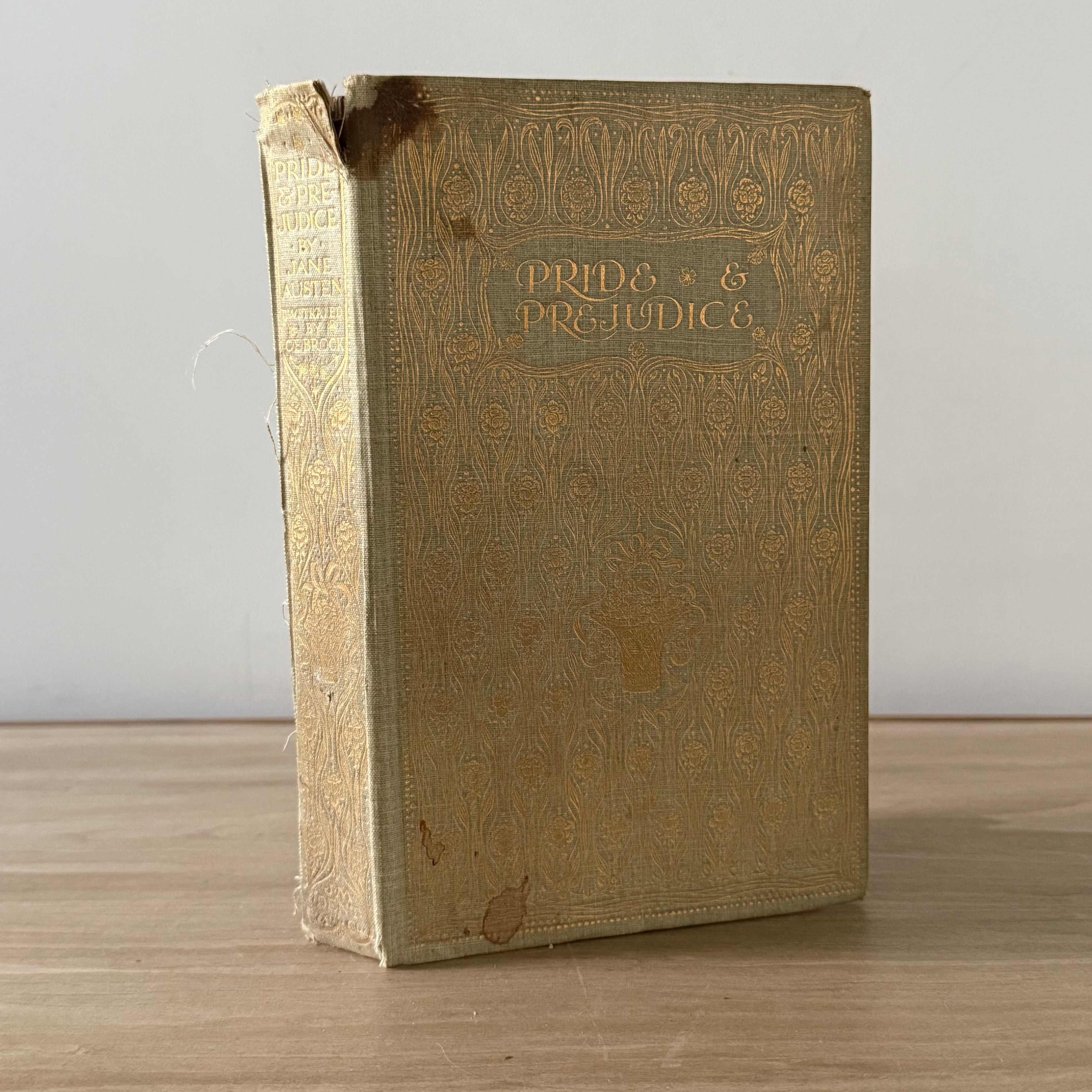 Pride and Prejudice Jane Austen 1907 Dent Brock Illustrated Antique Book