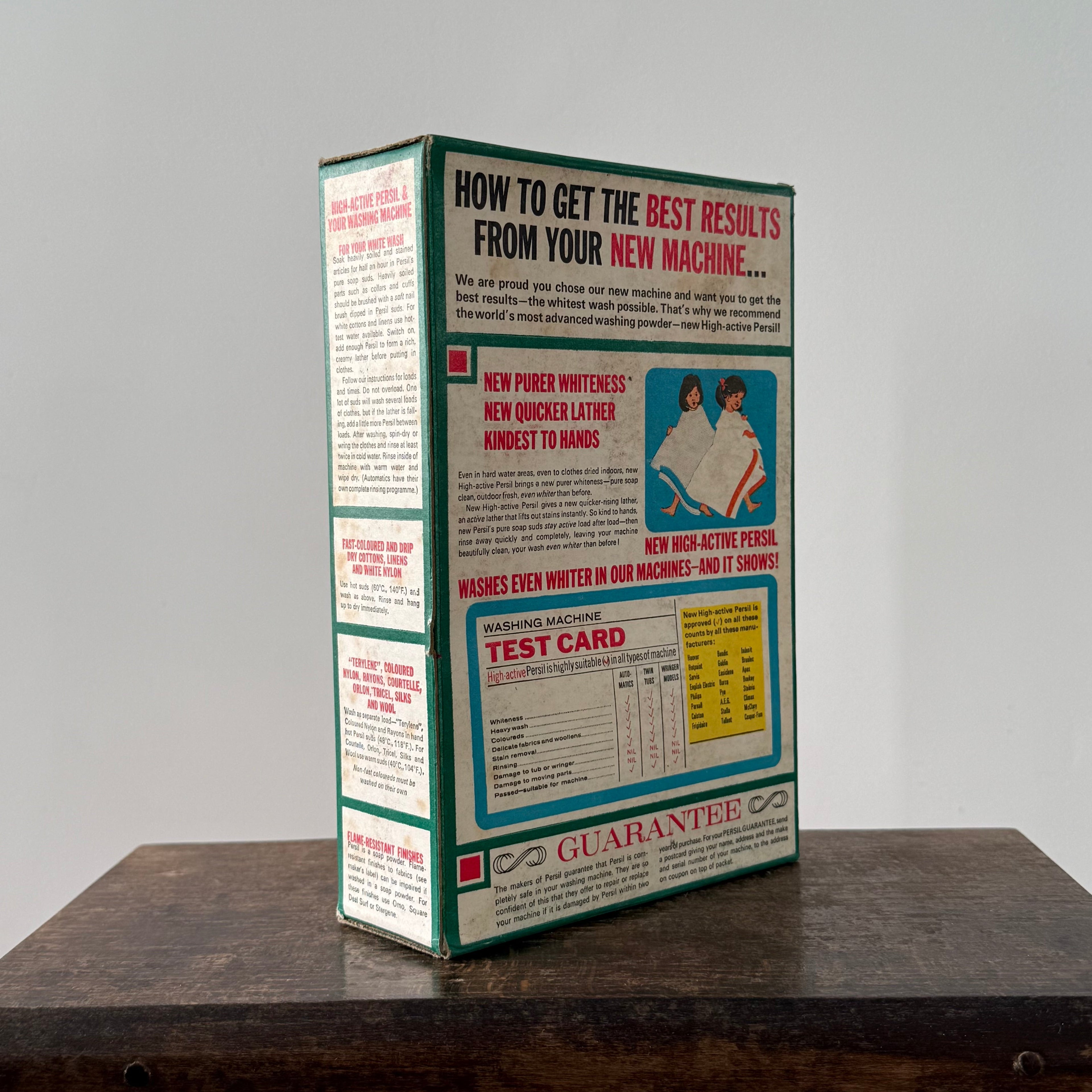 UNOPENED Free Trial Packet Persil High-Active Washing Powder c1950s