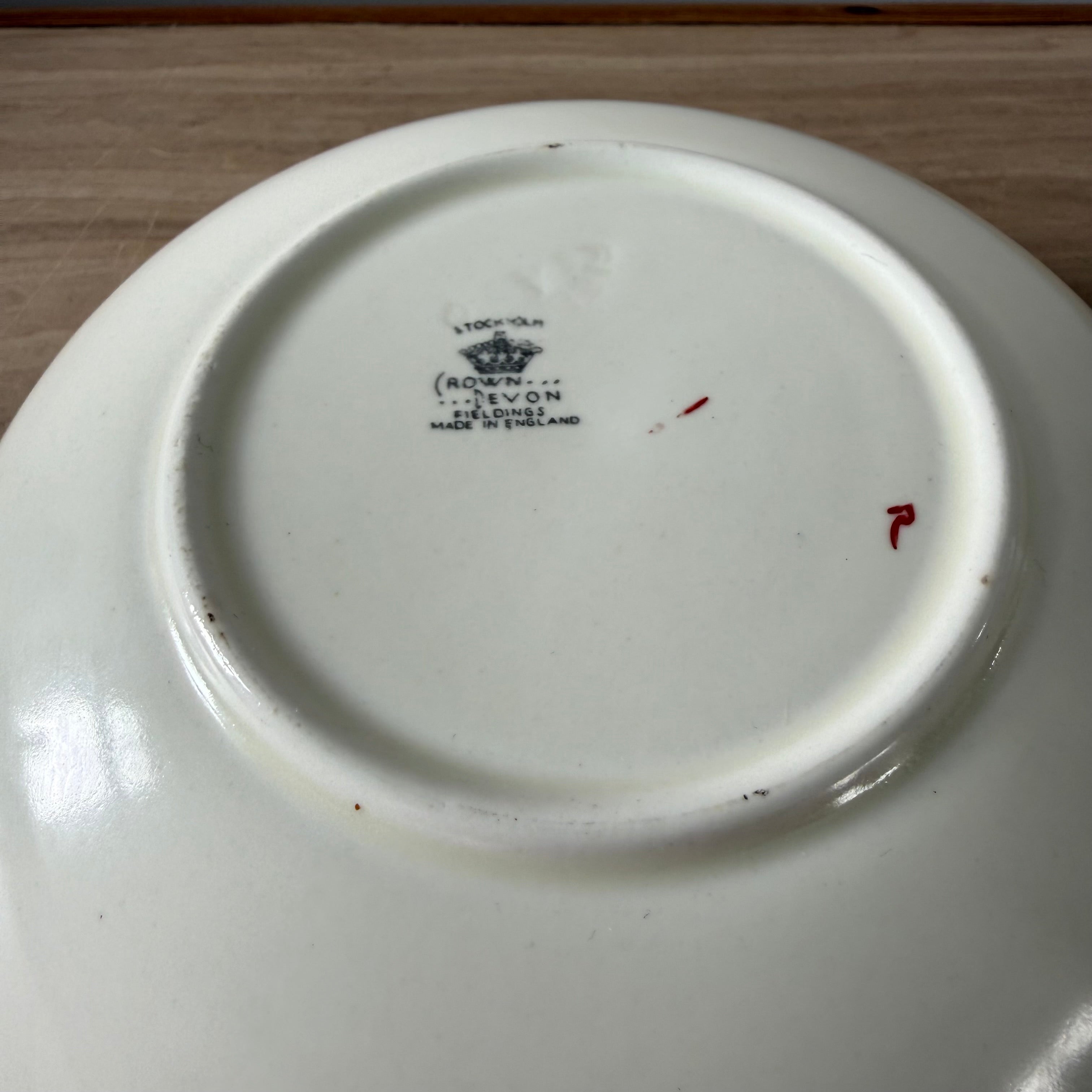 Crown Devon Stockholm Leaping Deer Bowl Fieldings 1950s