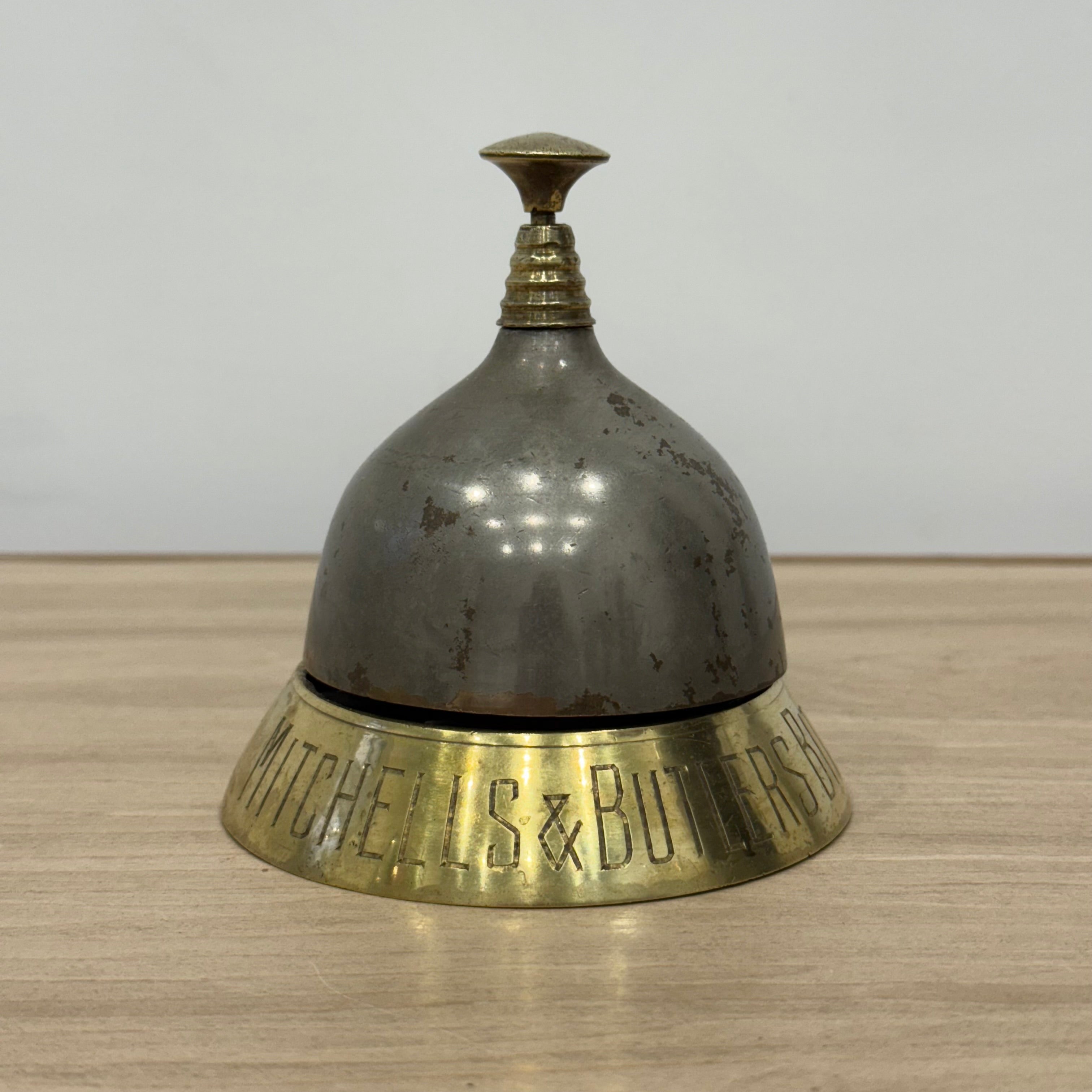 Antique Mitchells & Butlers Brass Counter Bell Breweriana