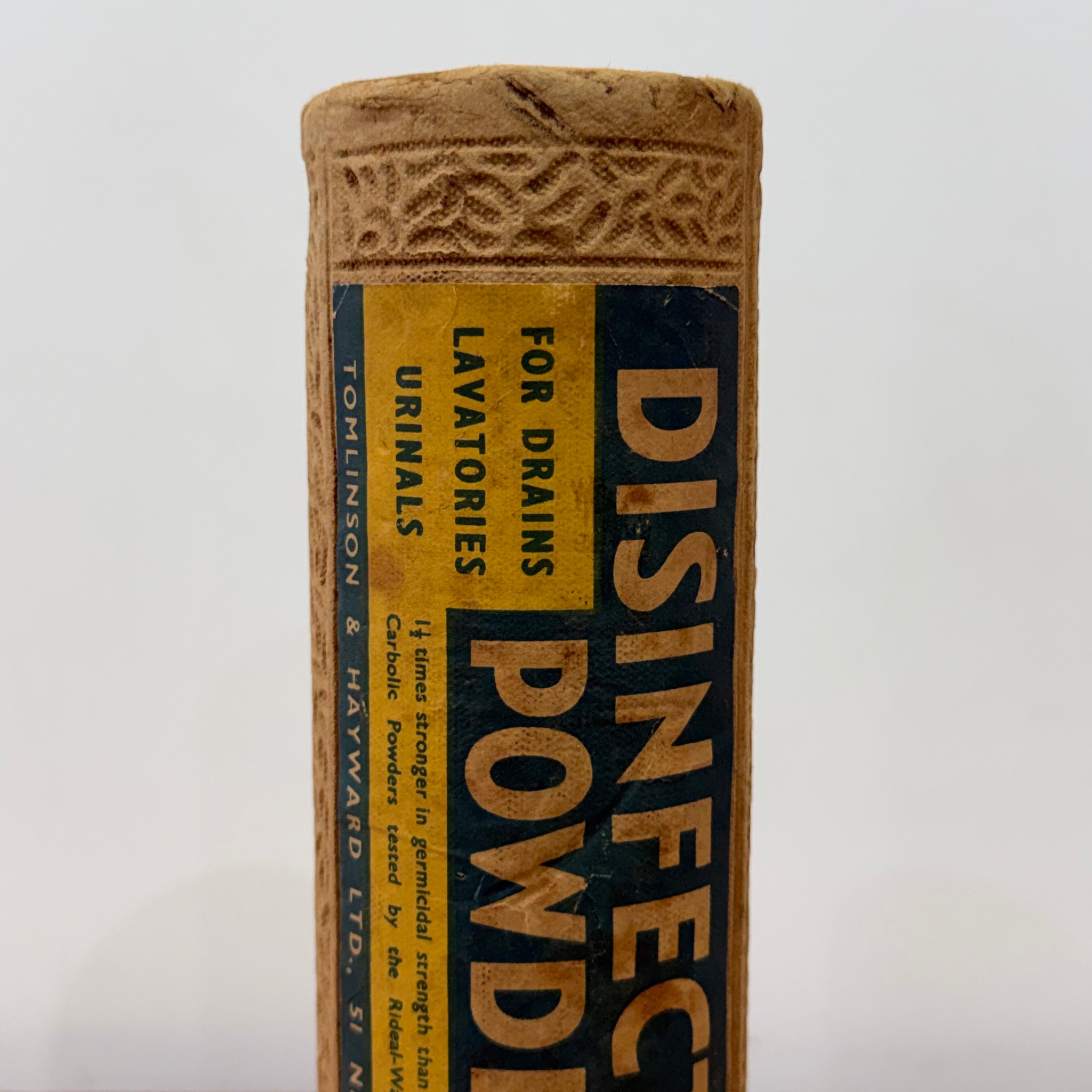 Vintage Disinfectant Powder Shaker Tomlinson & Hayward Lincoln