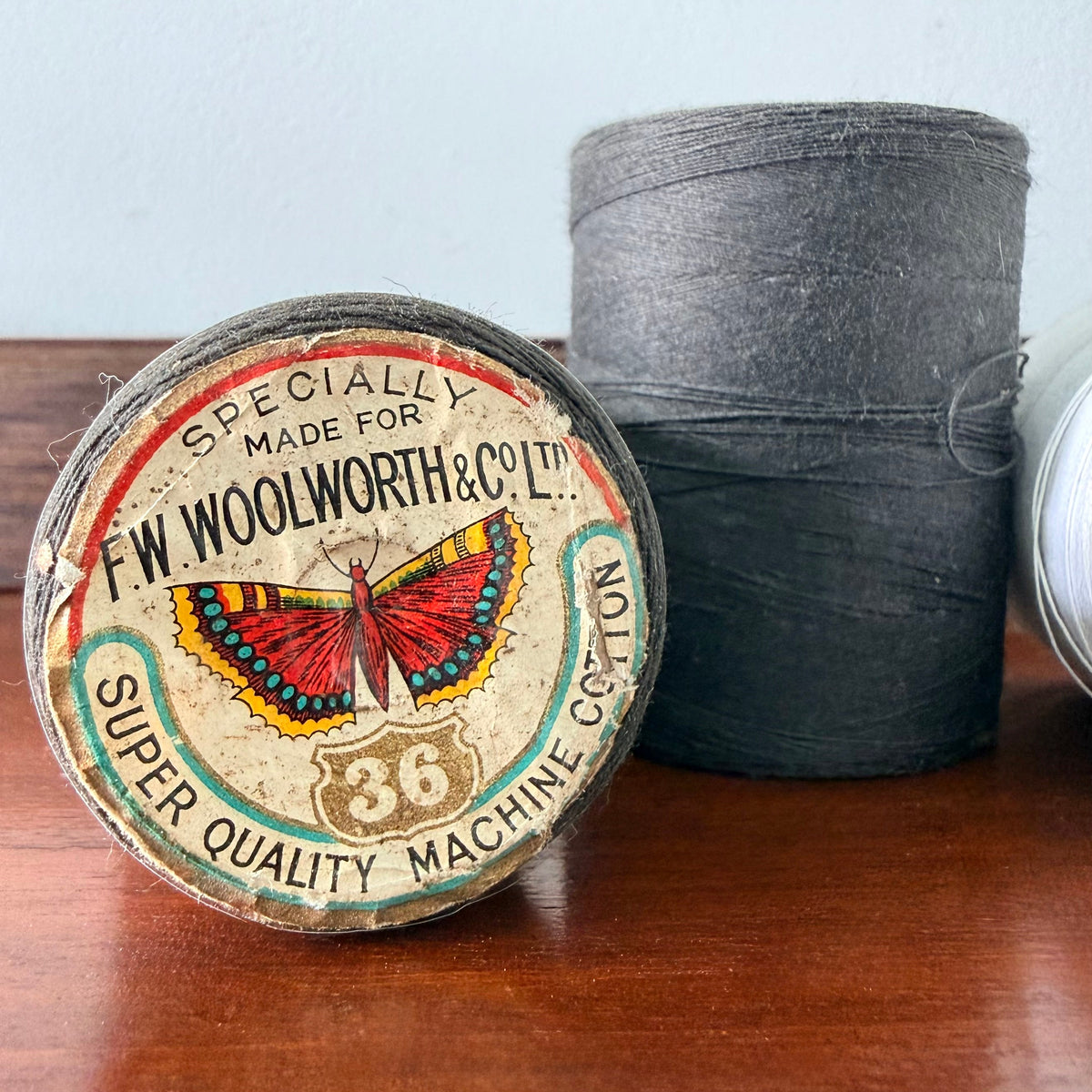Vintage Butterfly Cotton Reels & Woolworths Thread Spools Collection